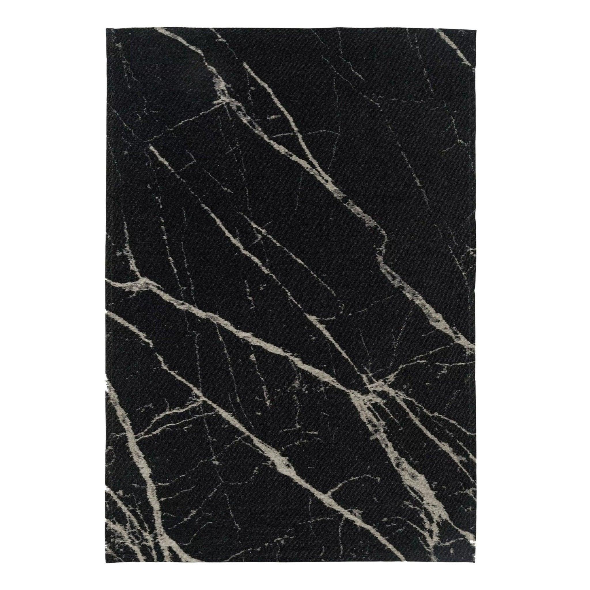 Dywan PIETRA czarny z kremowym wykończeniem Carpet Decor Eye on Design