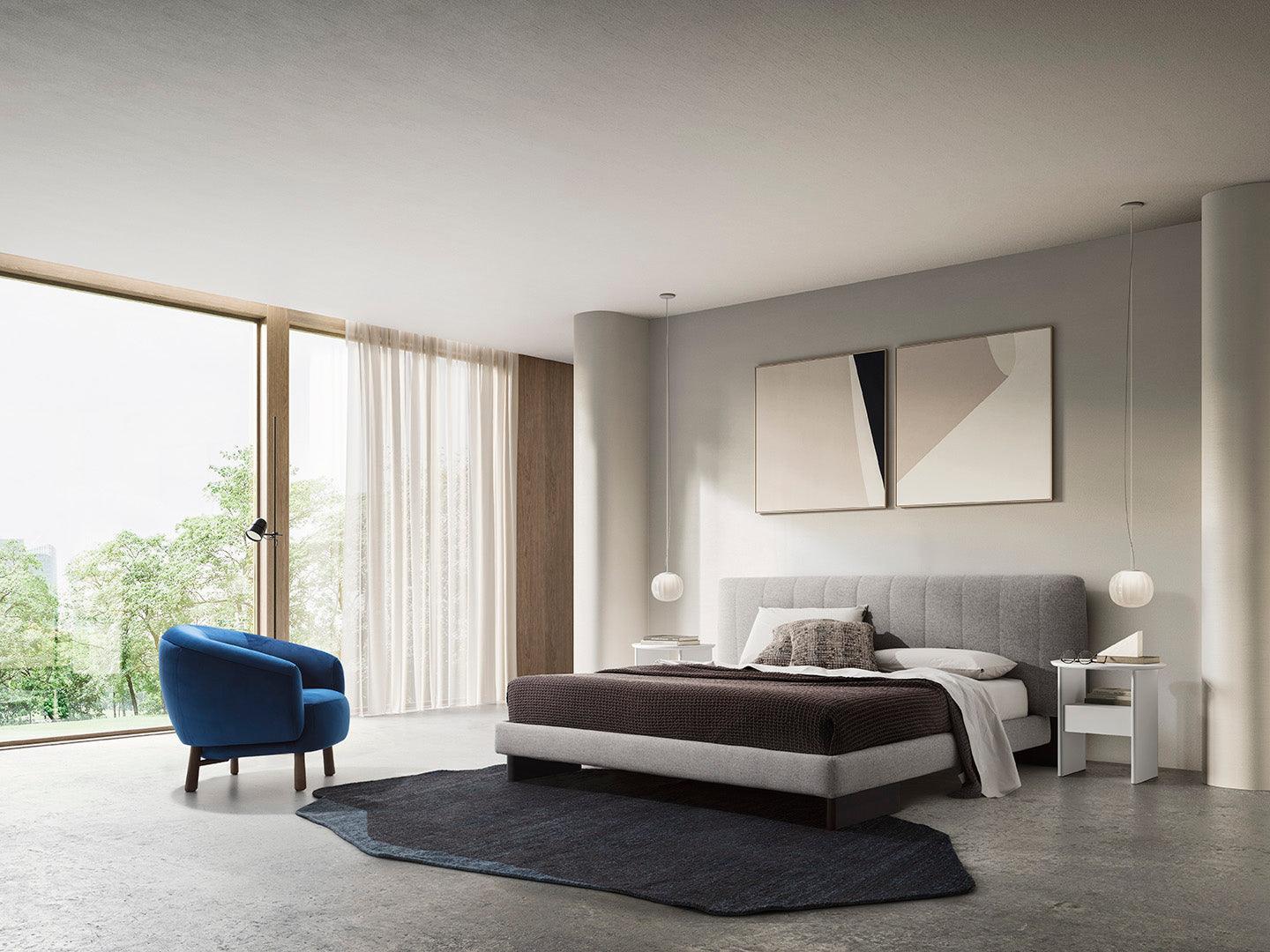 Dywan ROCHE niebieski Calligaris Eye on Design