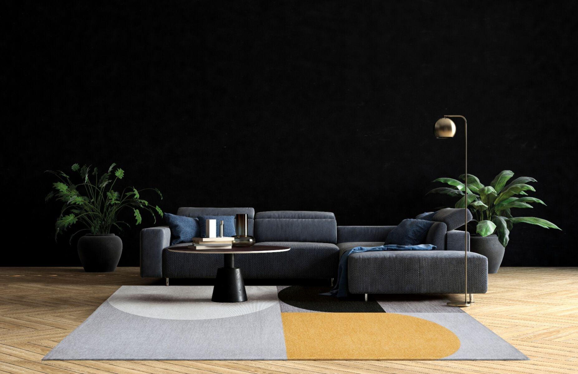 Dywan SILVA YELLOW szary Carpet Decor Eye on Design