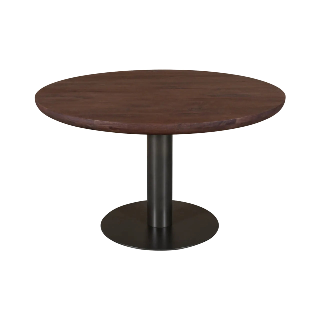 Round Table BALDWIN Mango Wood with Black Base