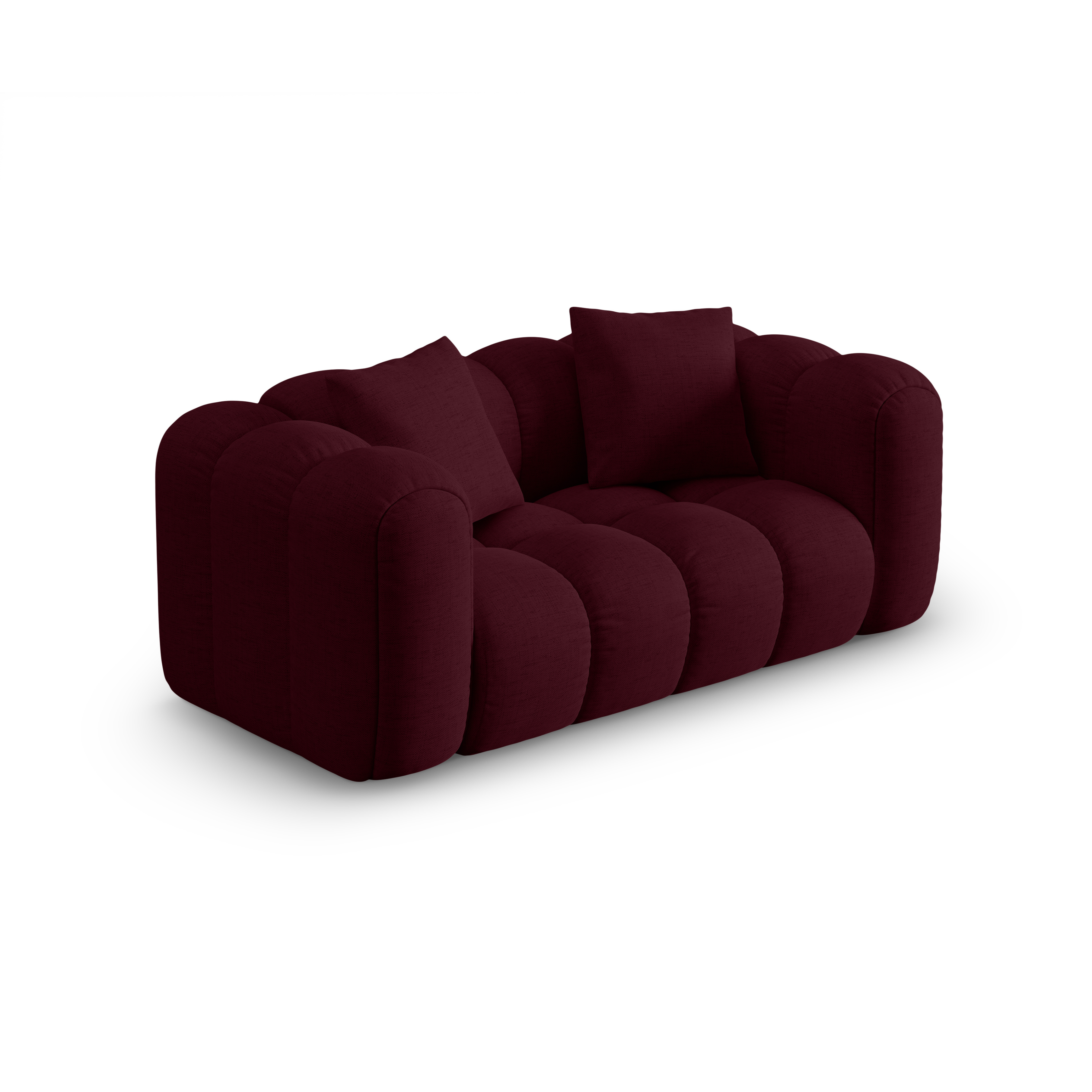 Sofa pro 2 osoby ASTRO burgundový szenil