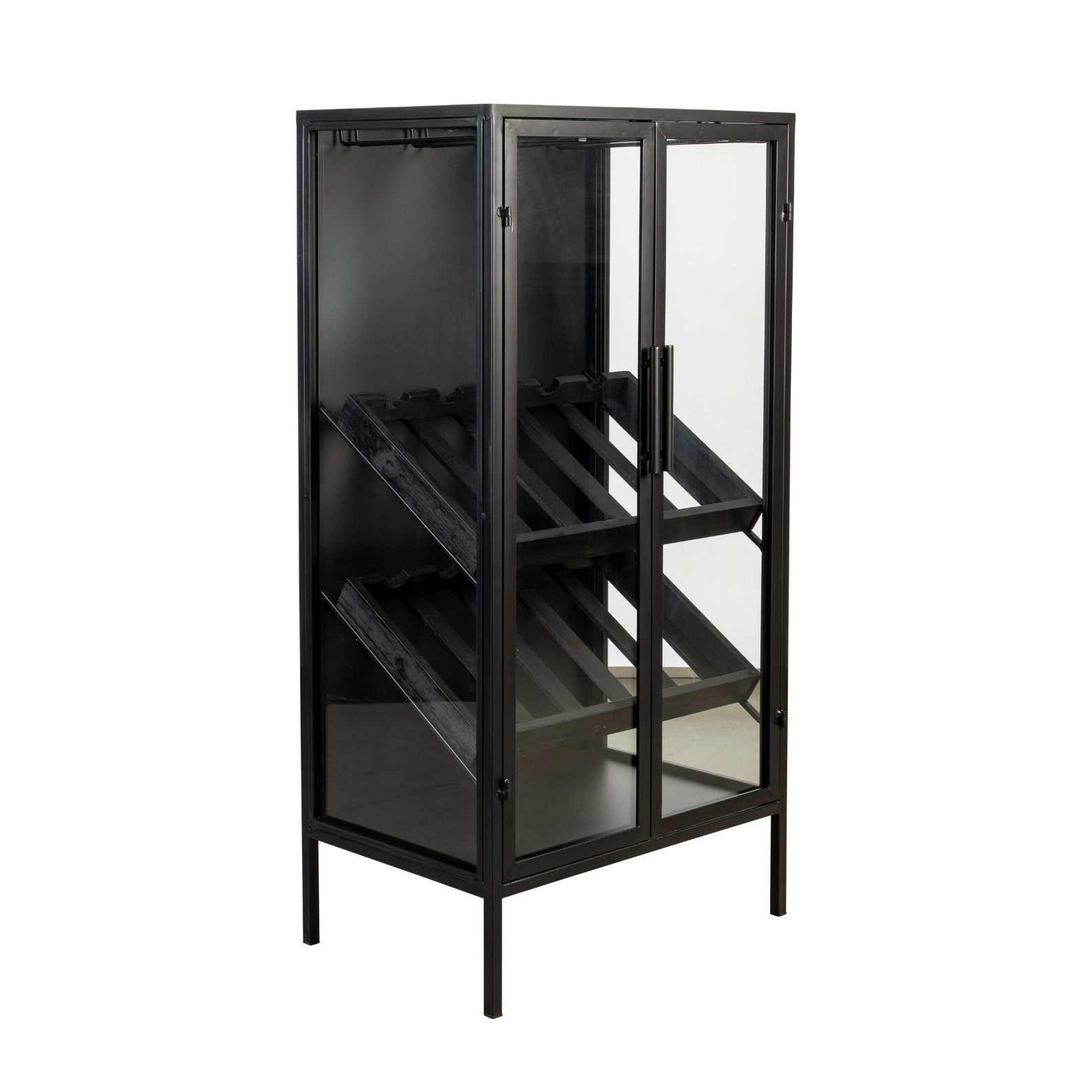 Skříňka na víno ROB černá