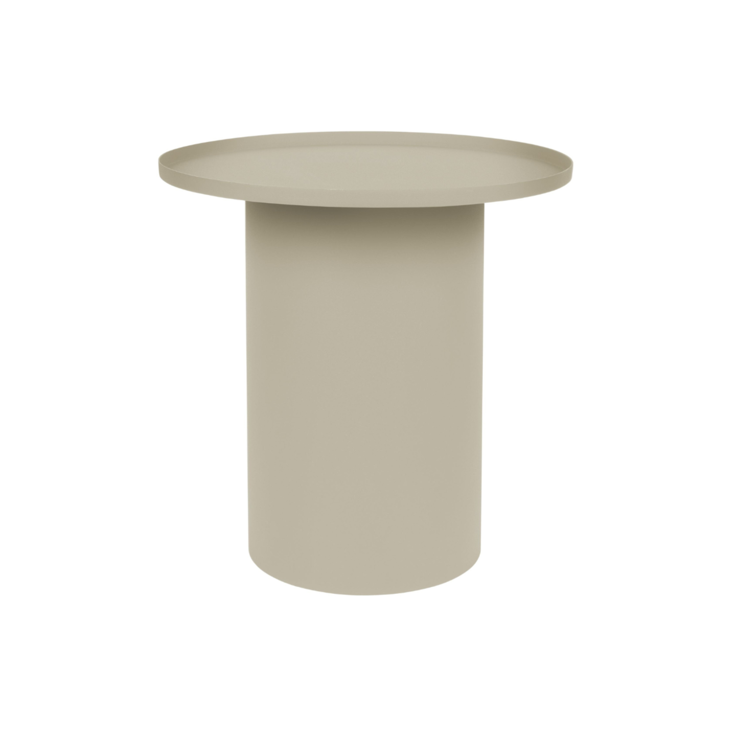 Kulatý stůl SVERRE zlomená bílá