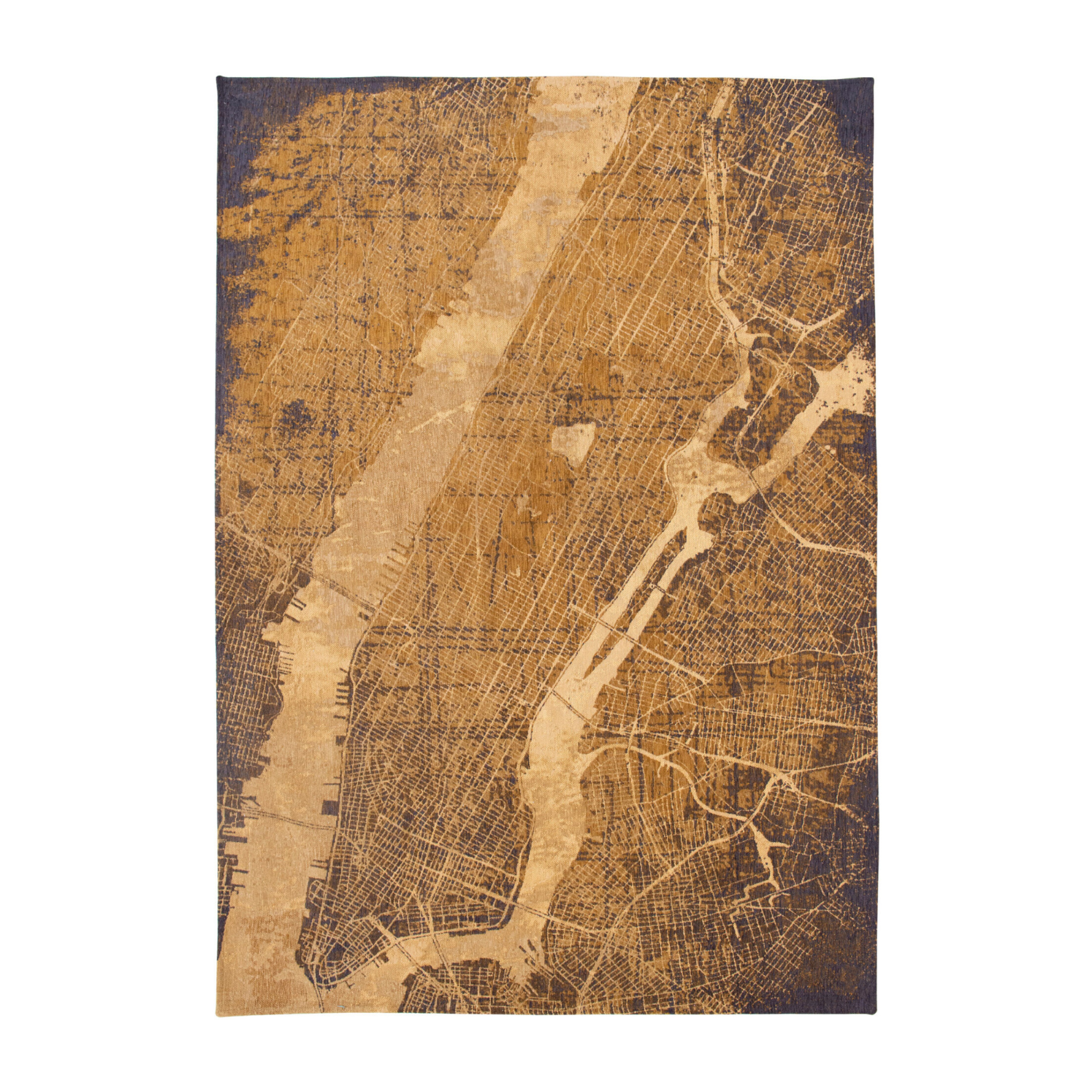 Koberec CITIES NEW YORK GATSBY ZLATÝ hnědý