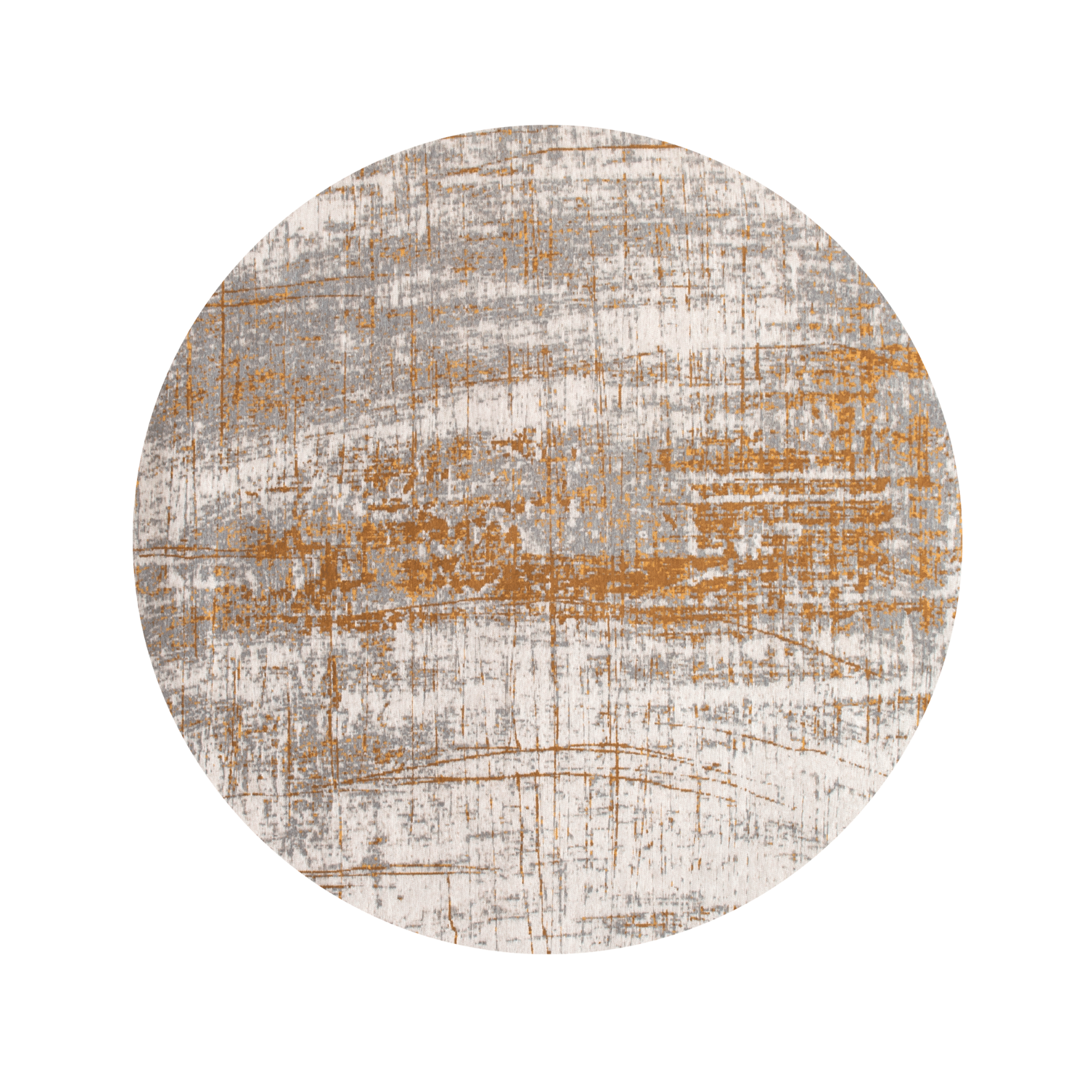 Kulatý koberec GRIFF COLUMBUS ZLATÝ béžový