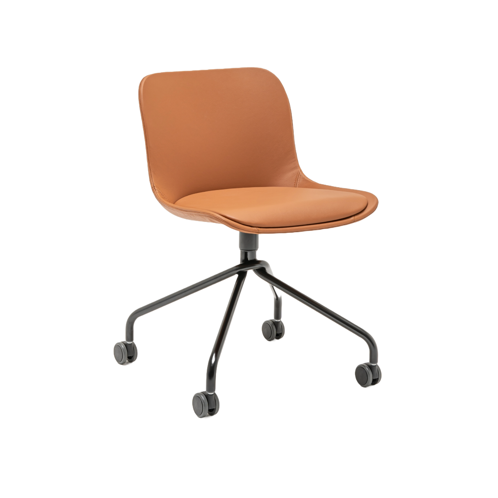 Otáčecí křeslo BALTIC 2 CLASSIC s kovovou základnou a kolečky na měkké povrchy