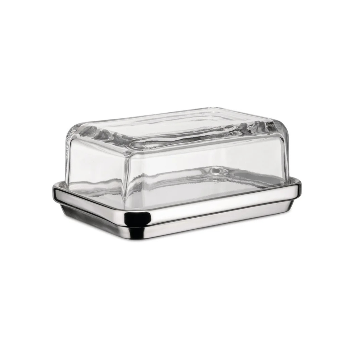 Máslenka ES03 z oceli a skla