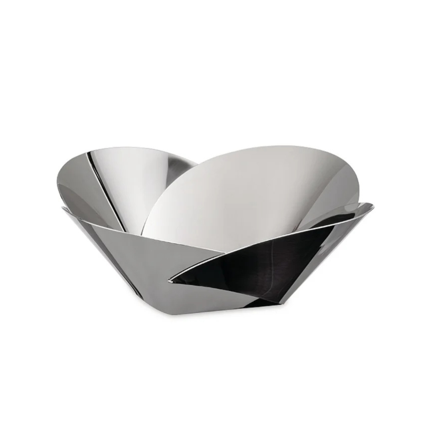 Pianissimo polished steel basket