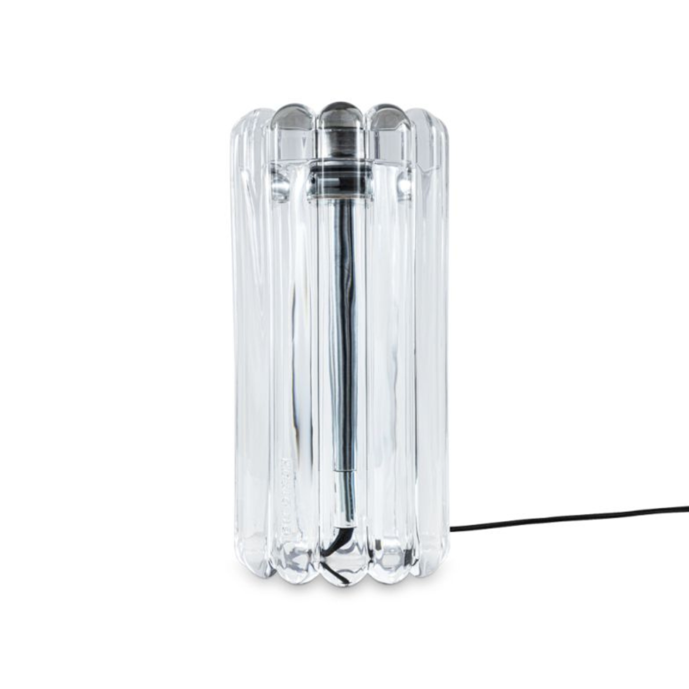 Stolní lampa PRESS skleněná