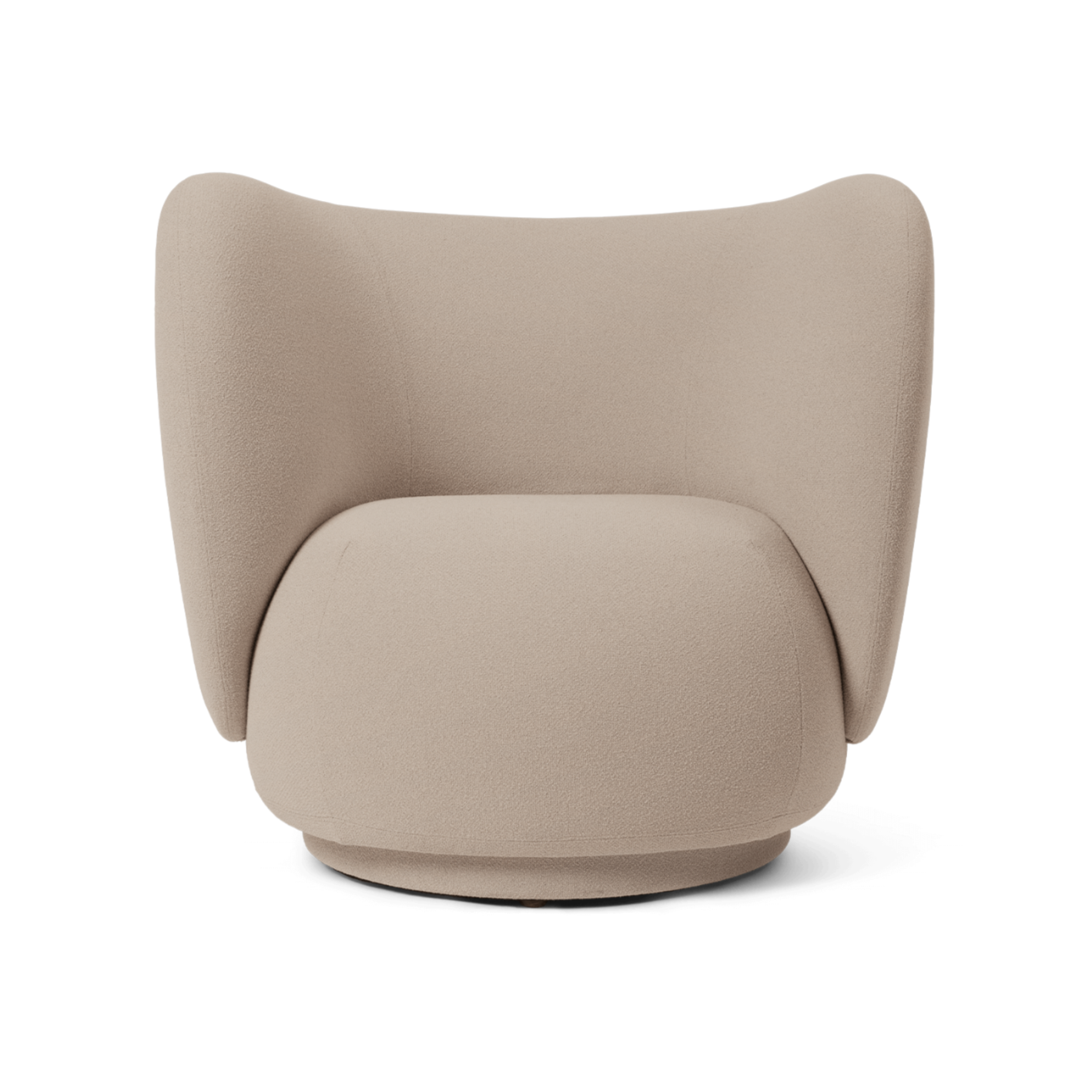 Křeslo otočné RICO LOUNGE Grain béžové