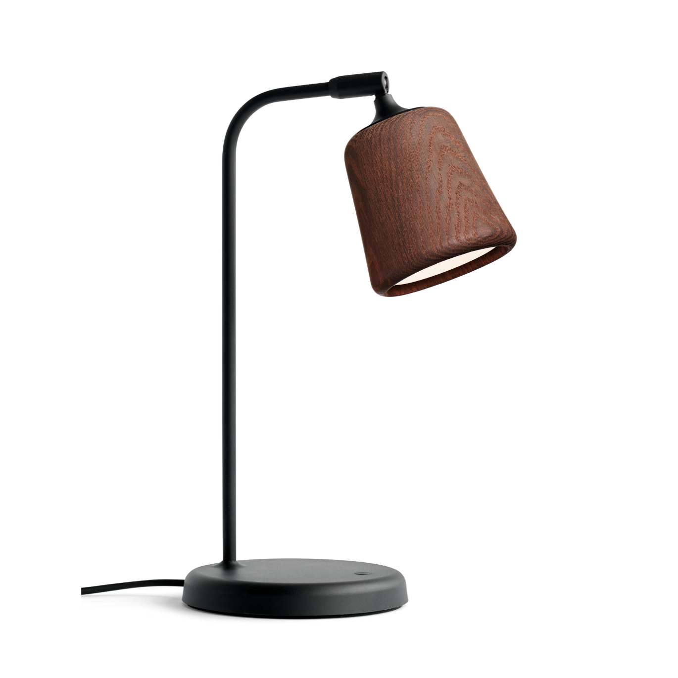 Stolní lampa MATERIAL kouřový dub