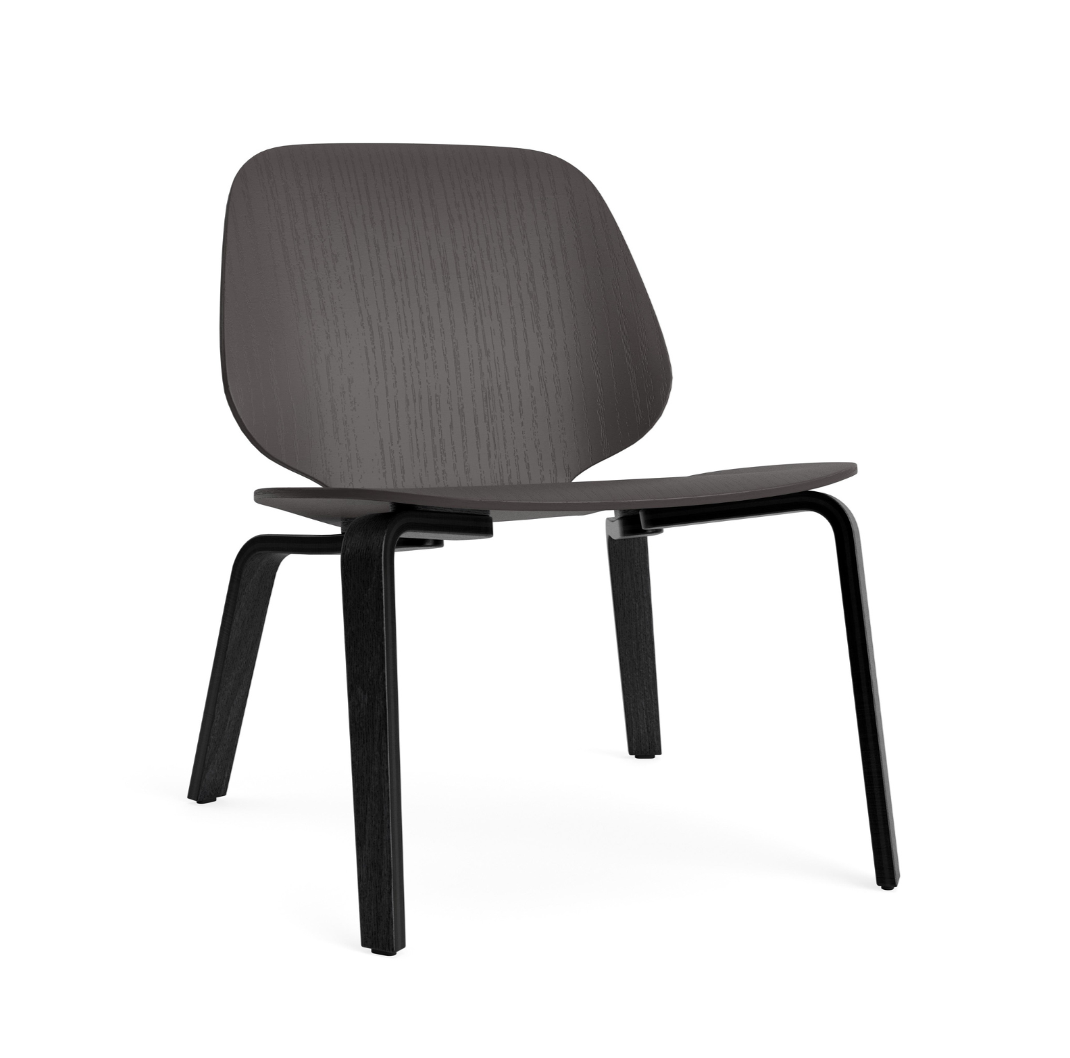 Křeslo MY černé dubové dýhy