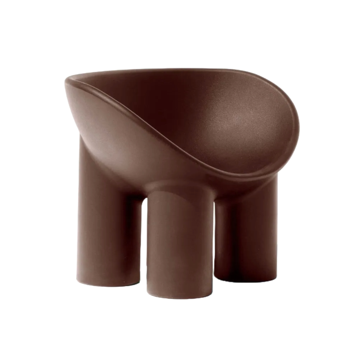 Křeslo ROLY POLY hnědé