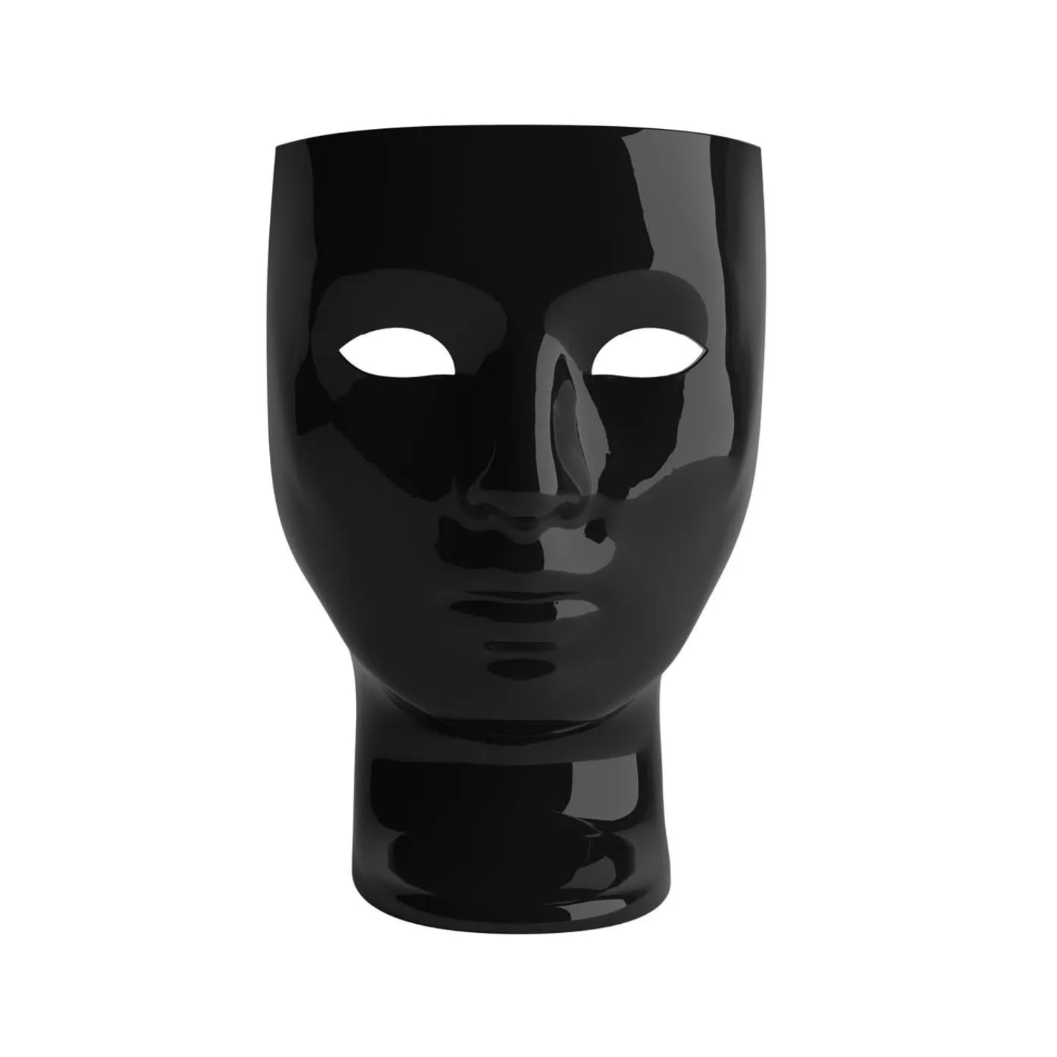 Black shiny Nemo armchair