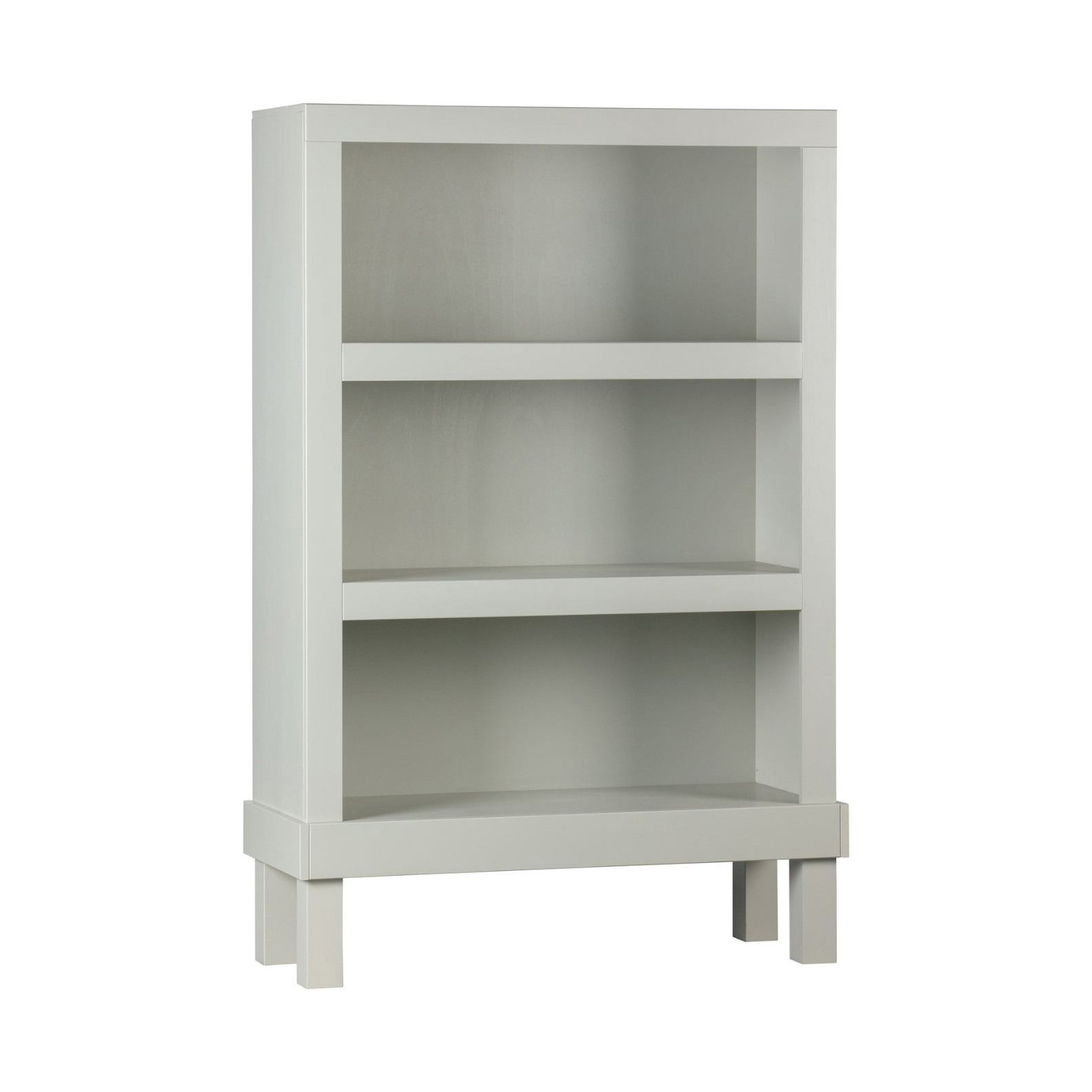 Otevřená vitrína BONK světlá šedá borovice