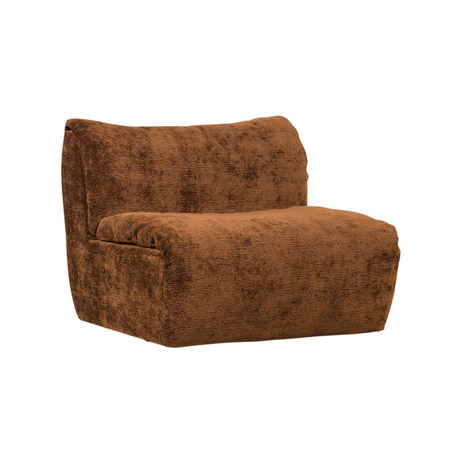 Modular Sofa BAGGY - brown chenille element