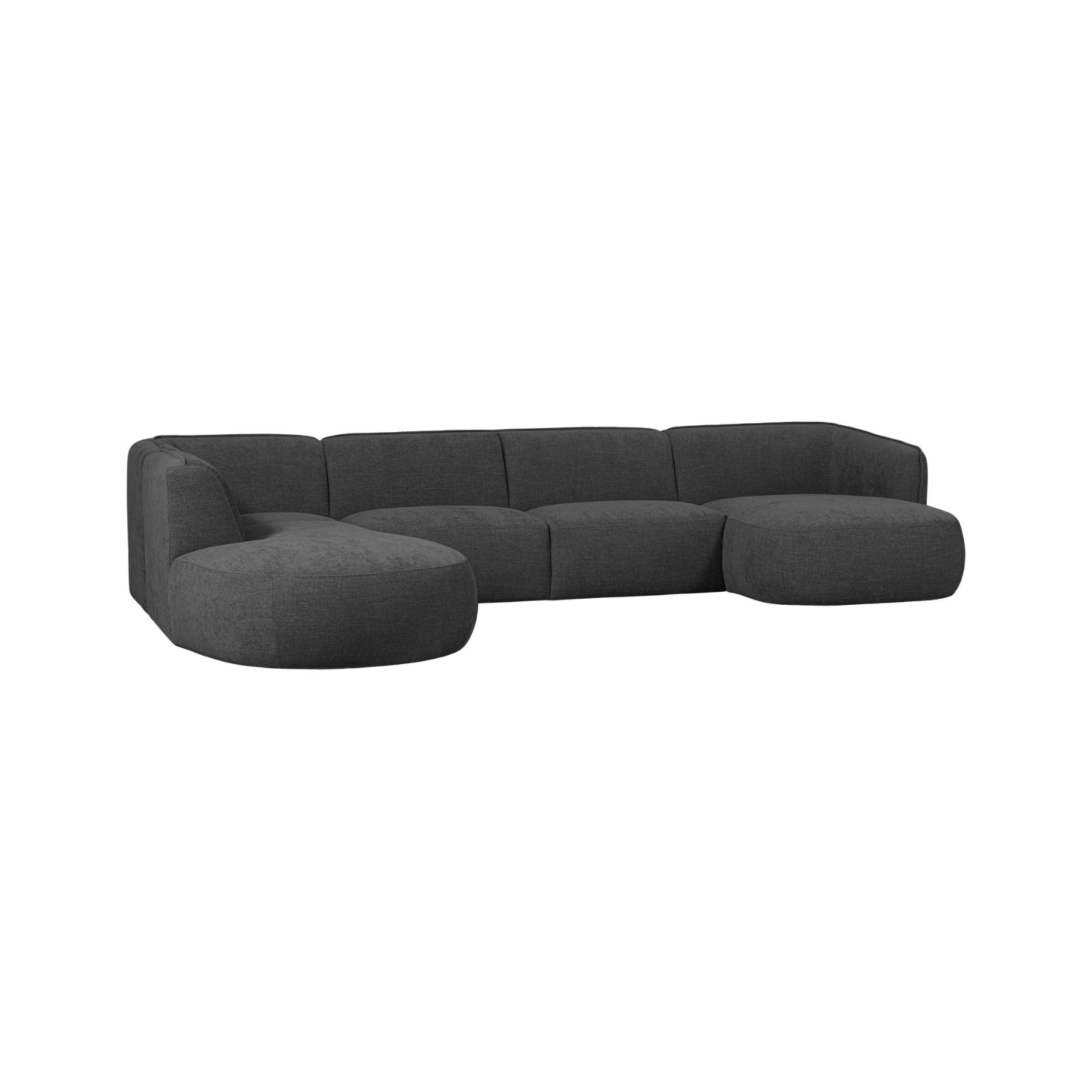 Gray left -handed polly -sided corner