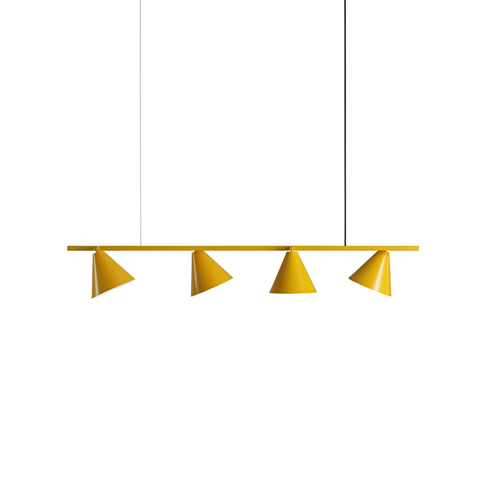 Hanging lamp forms mustard quatro