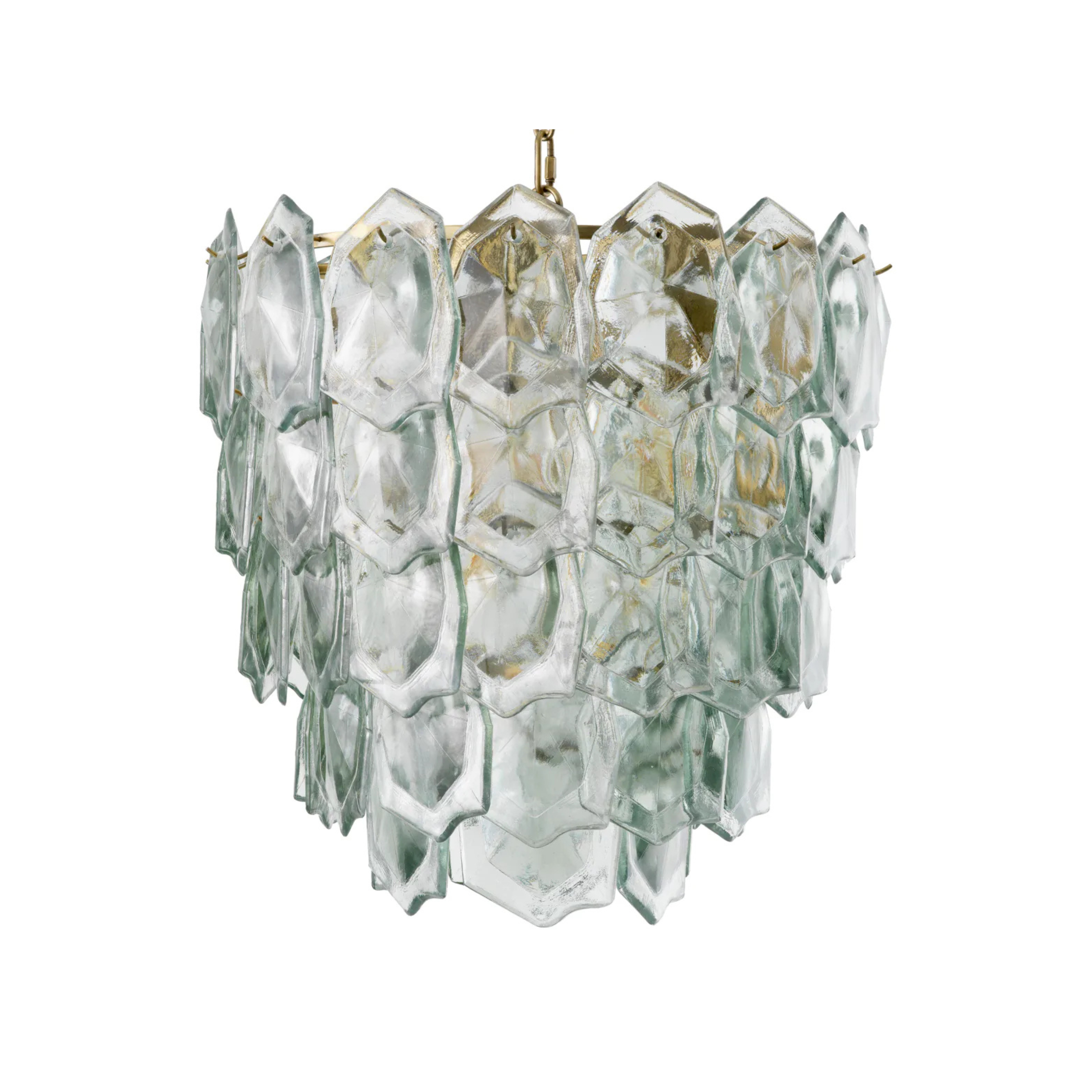 Lustr ELIAS z průhledného skla