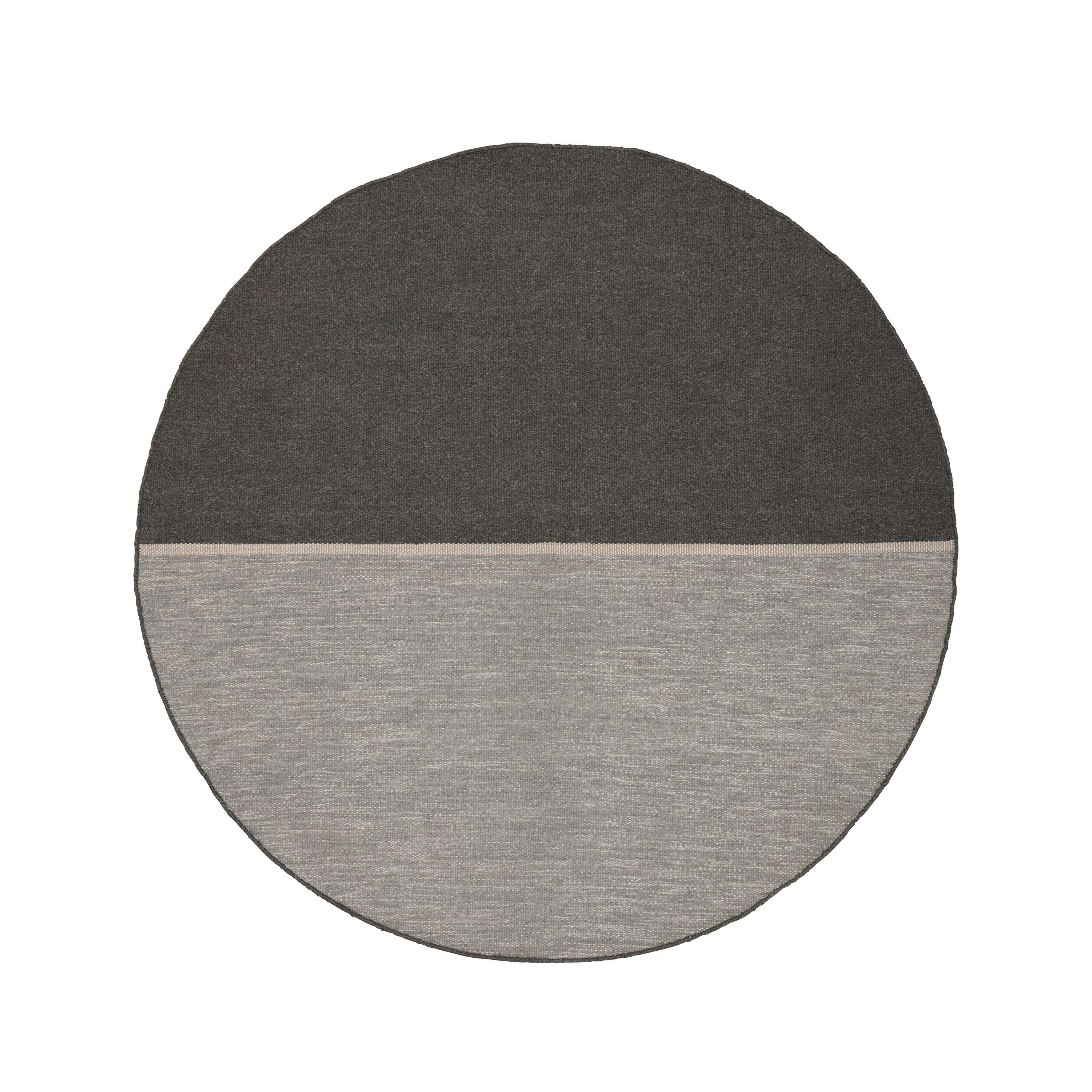 MAGNETIZE round rug gray