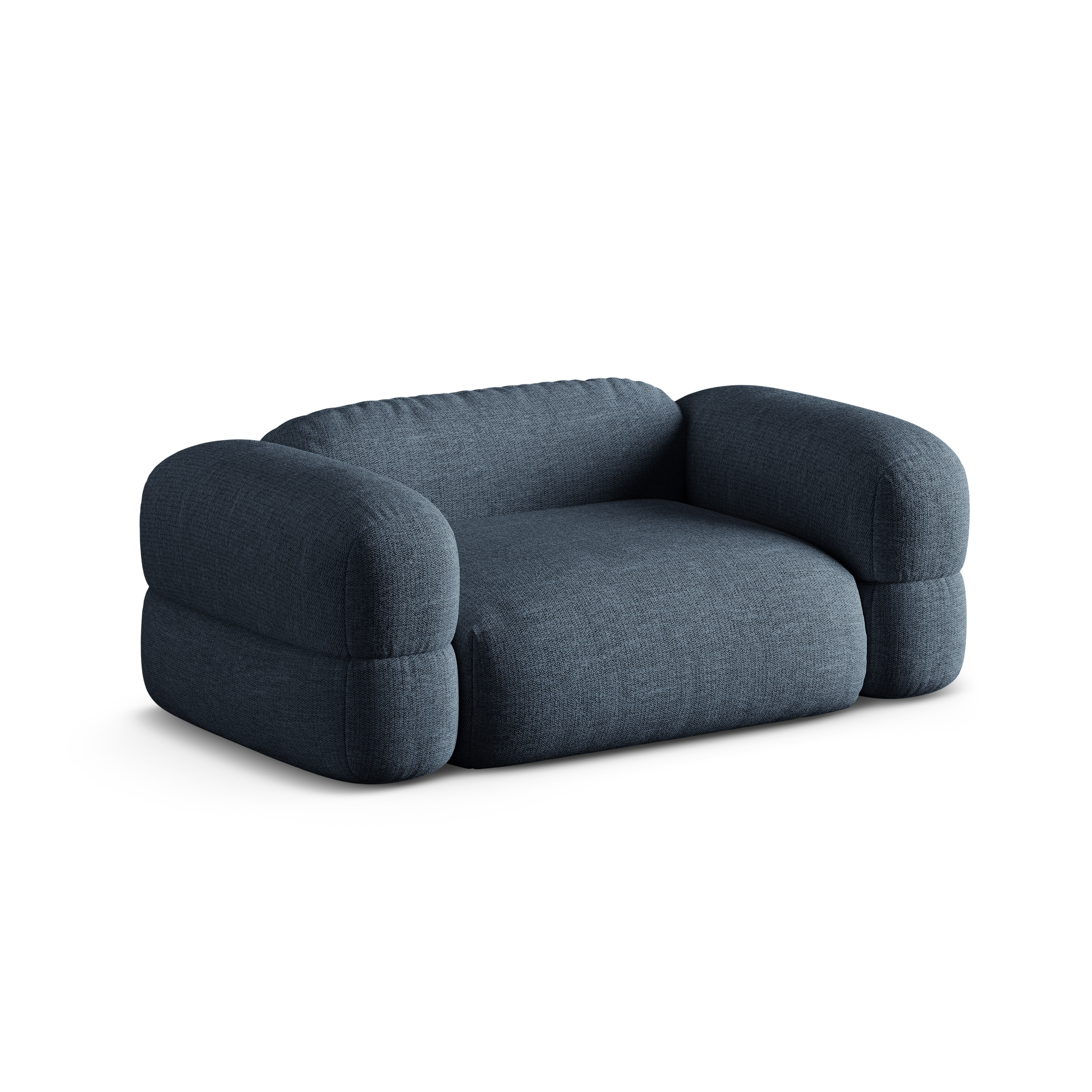 Sofa pro 2 osoby ROGER tmavě modrý šenil