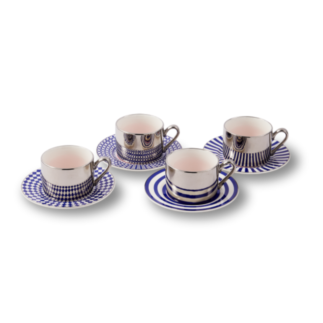 AUNTY COFFEE CUPS dark blue coffee cup set