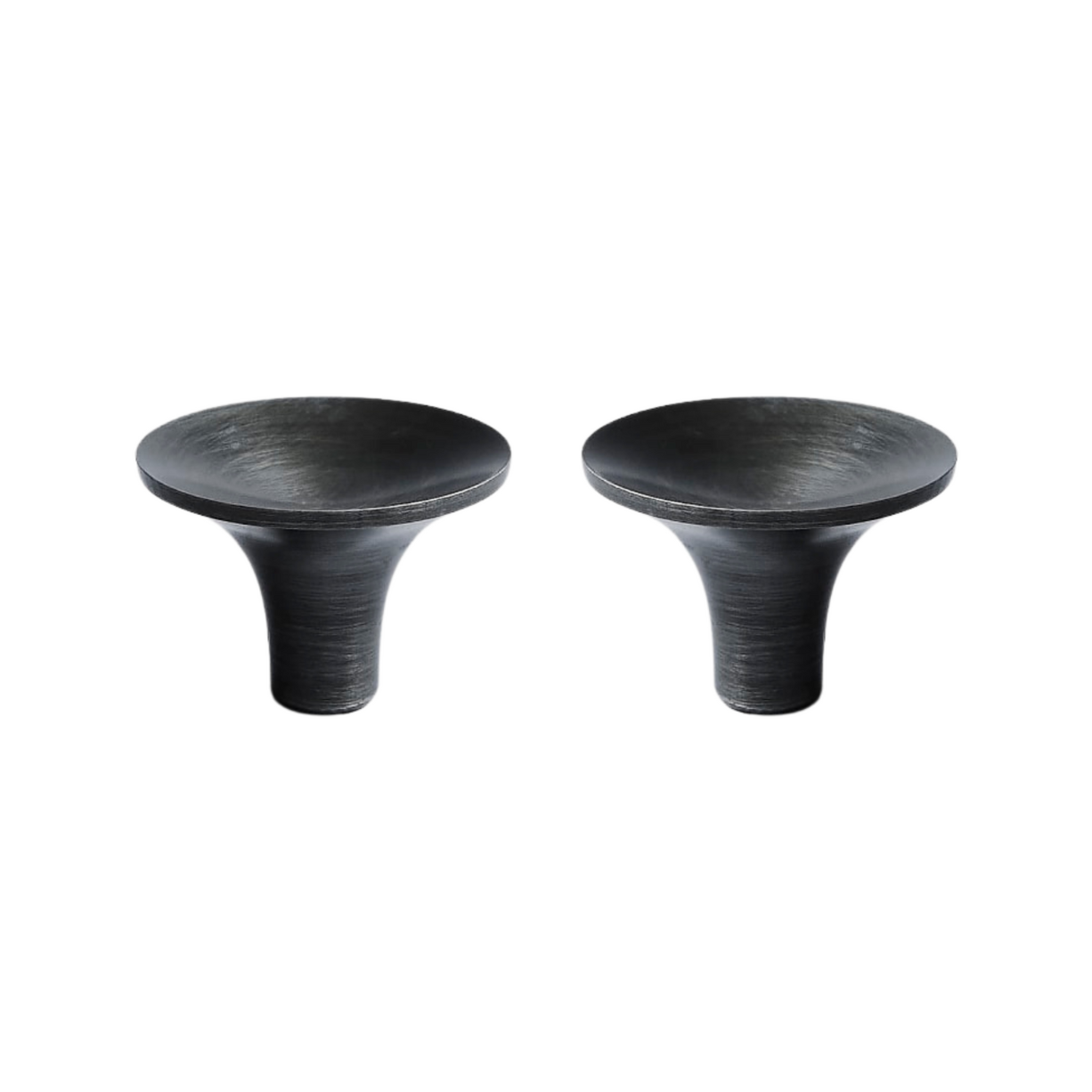 HIHAT metal knobs black-brown
