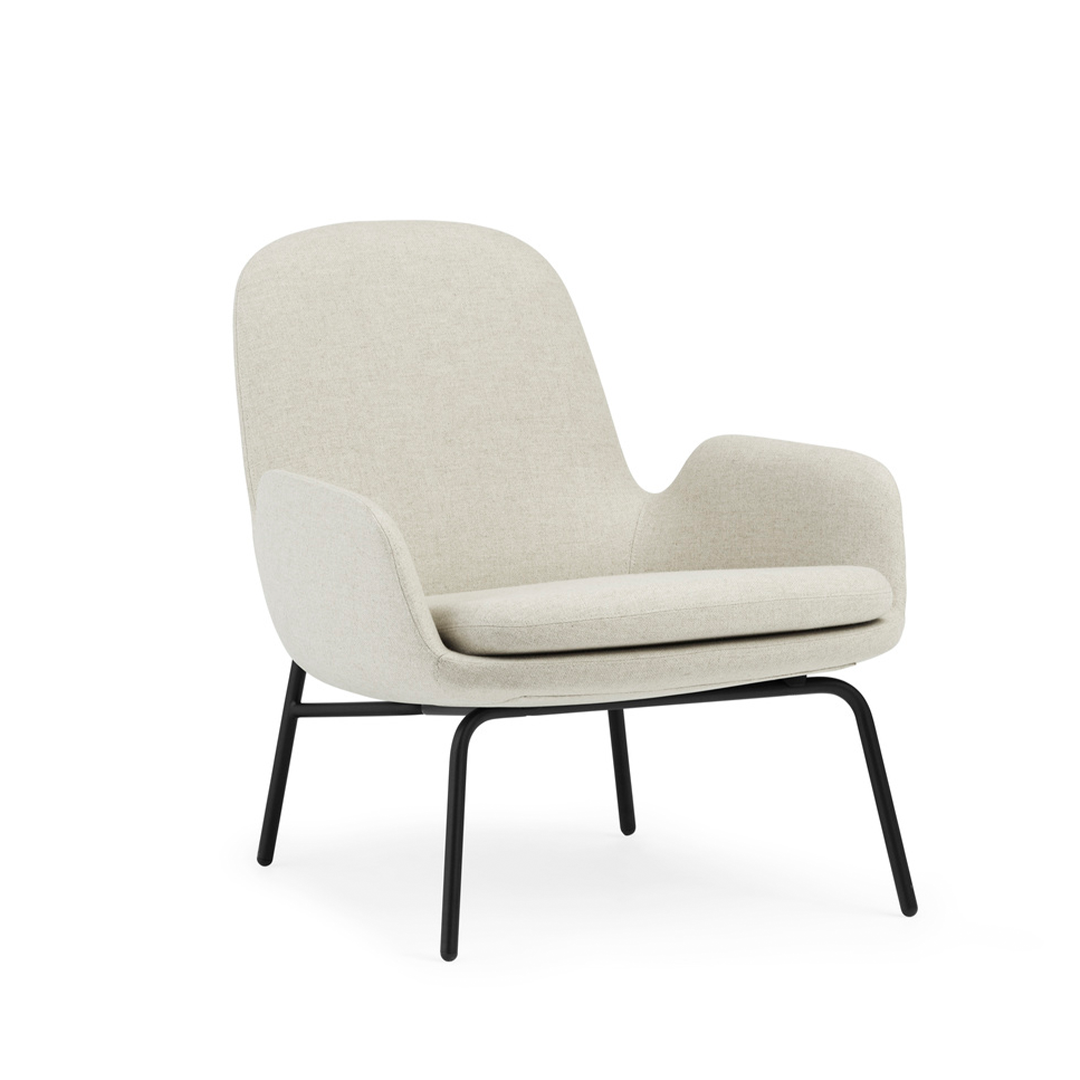 Čalouněné křeslo ERA LOW černý podstavec