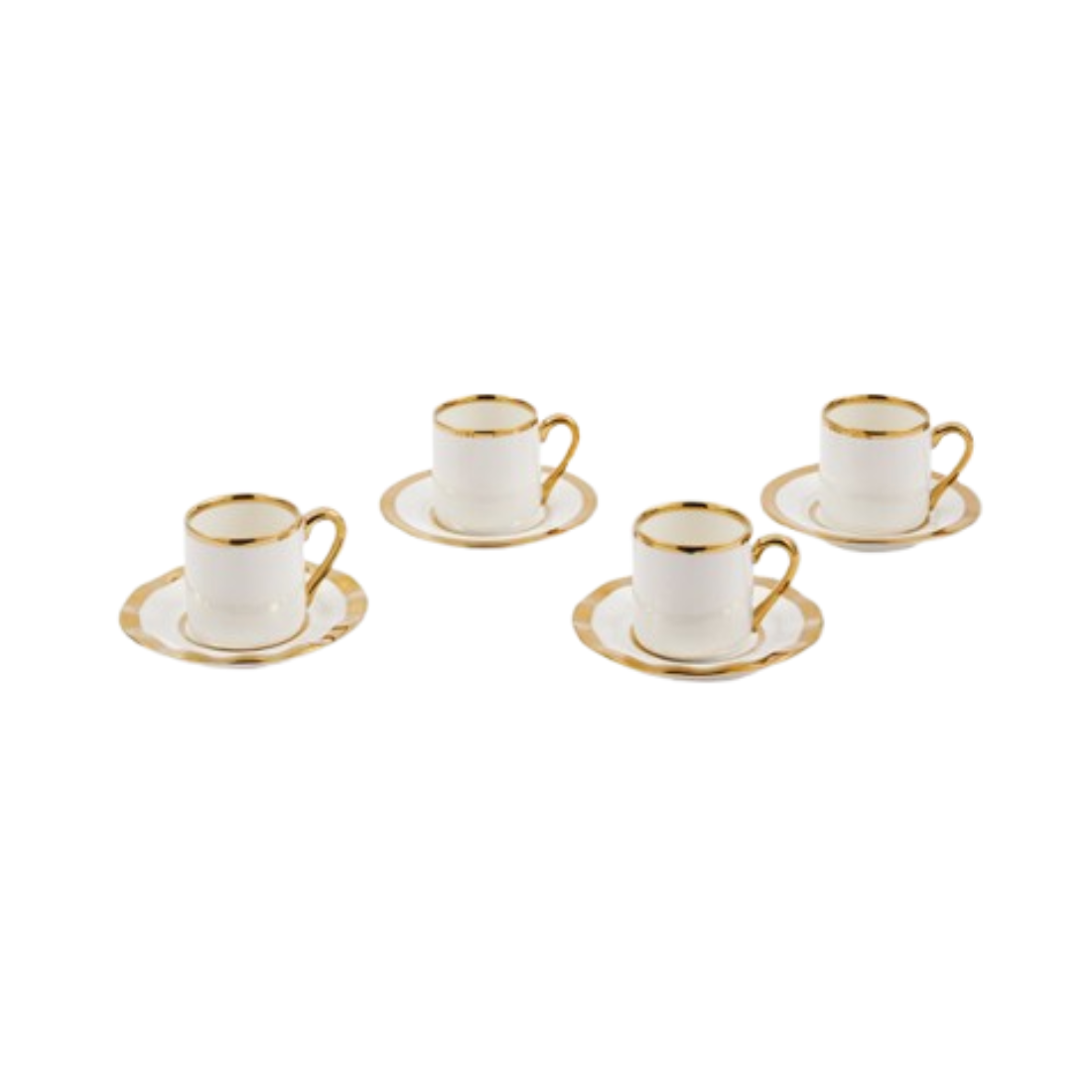 GOLDEN FINDS porcelain espresso cup set