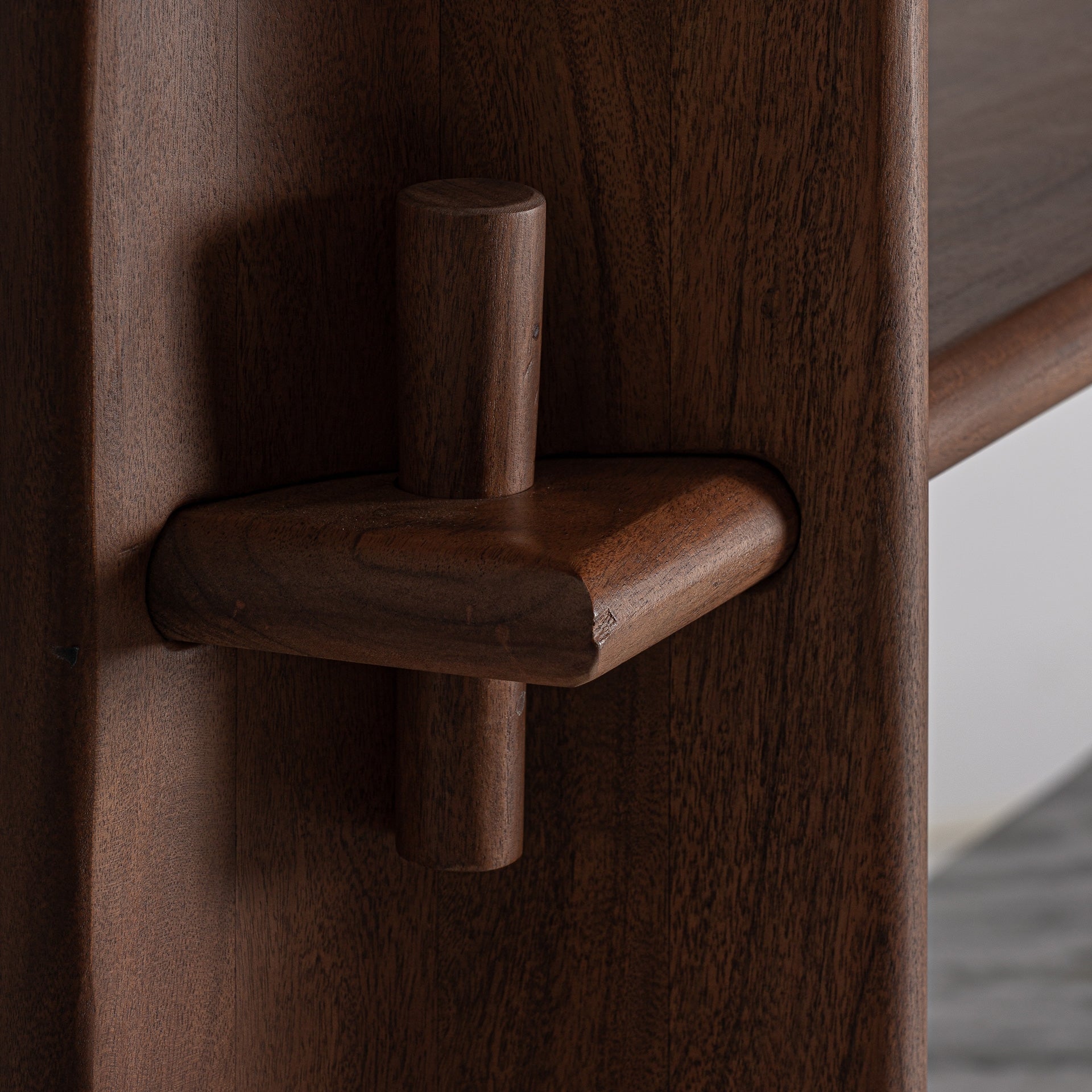 SAGY Shelf in Acacia Wood with Marble