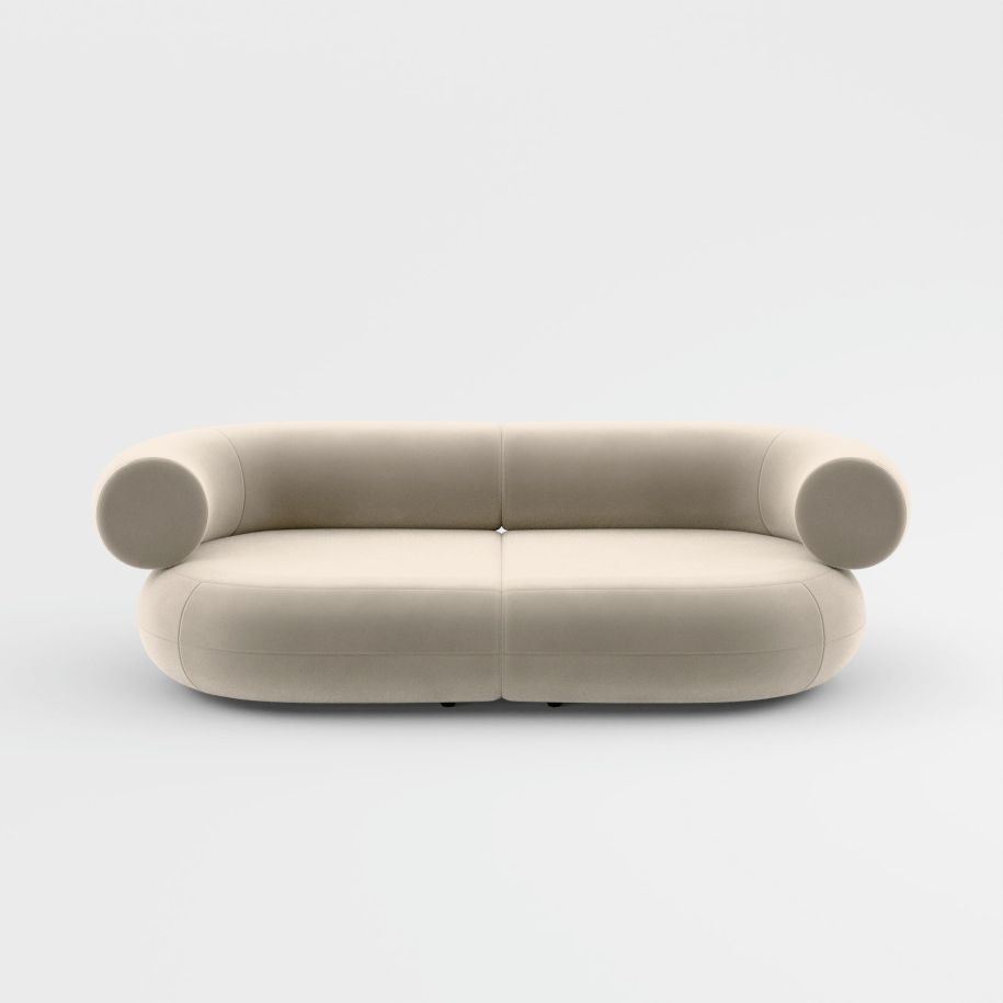 2-module sofa upholstered fat