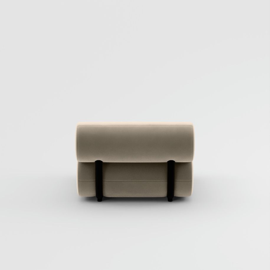 FAT modular sofa - Central upholstered module