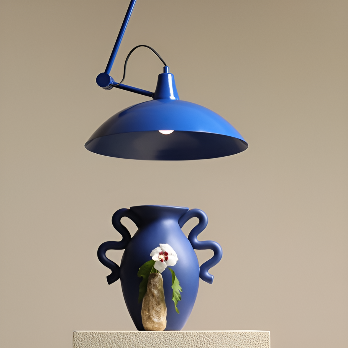 Adjustable ceiling lamp MELOS blue