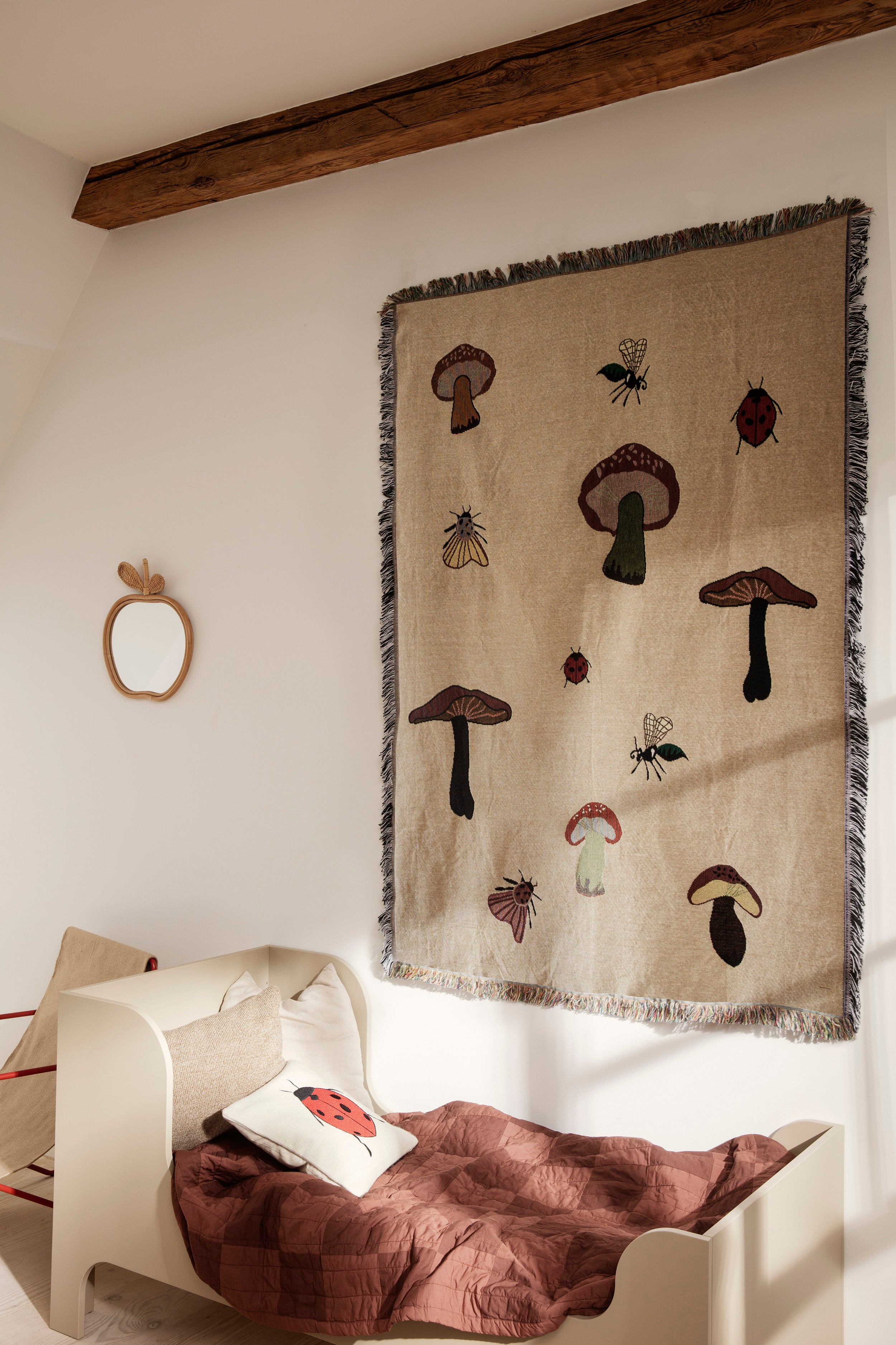 FOREST TAPESTRY bedspread beige
