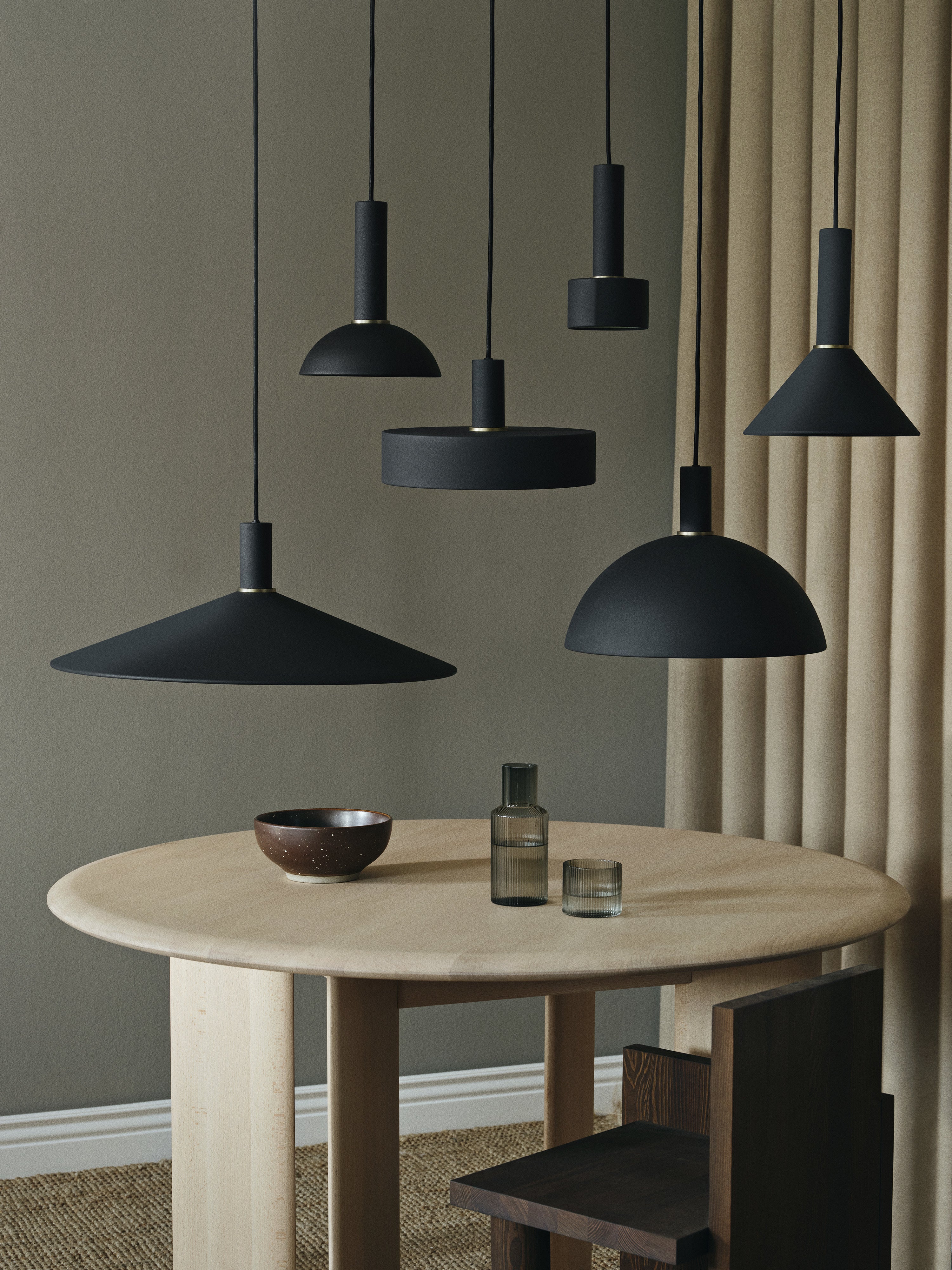 Collect Cone black lampshade