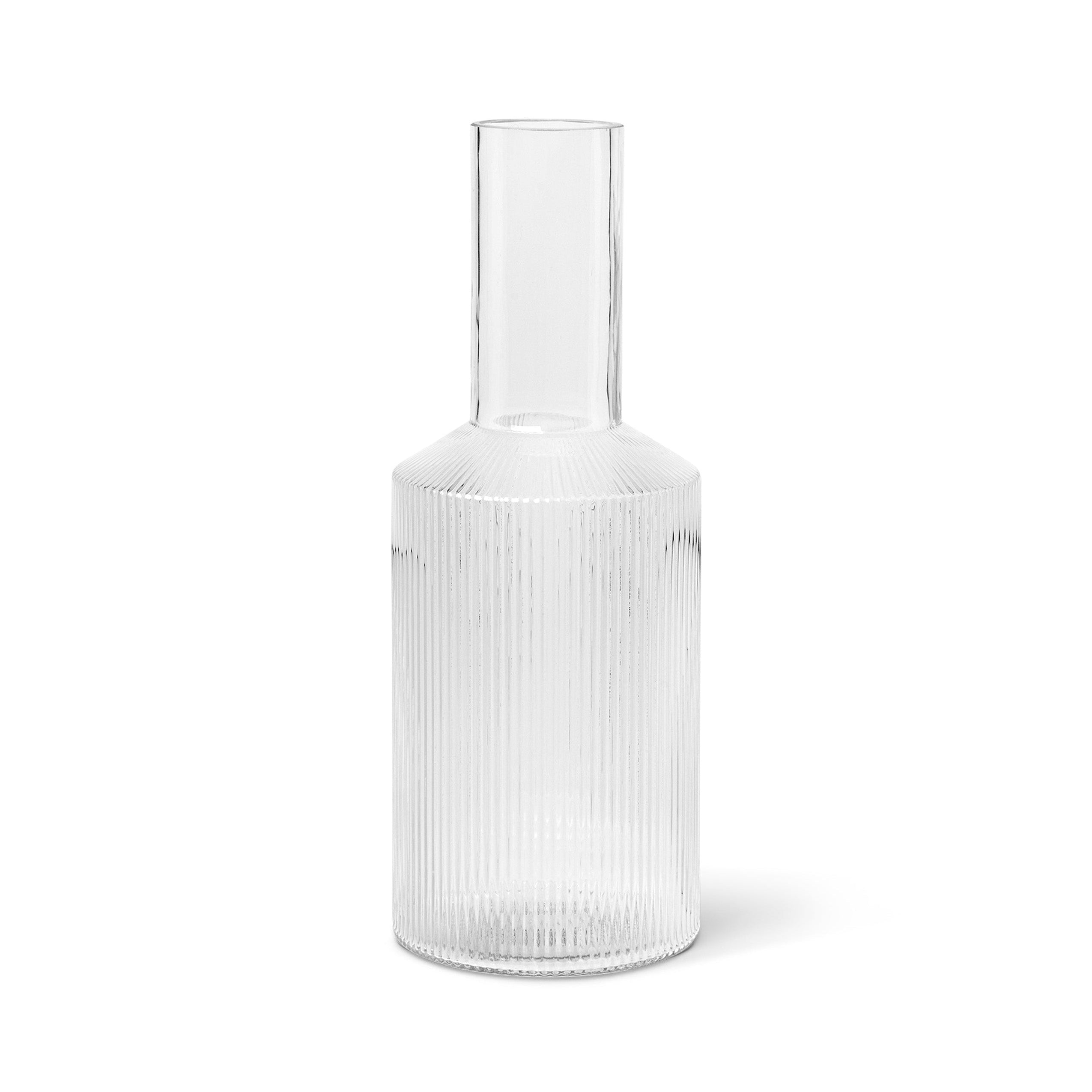 RIPPLE decanter hand-blown glass