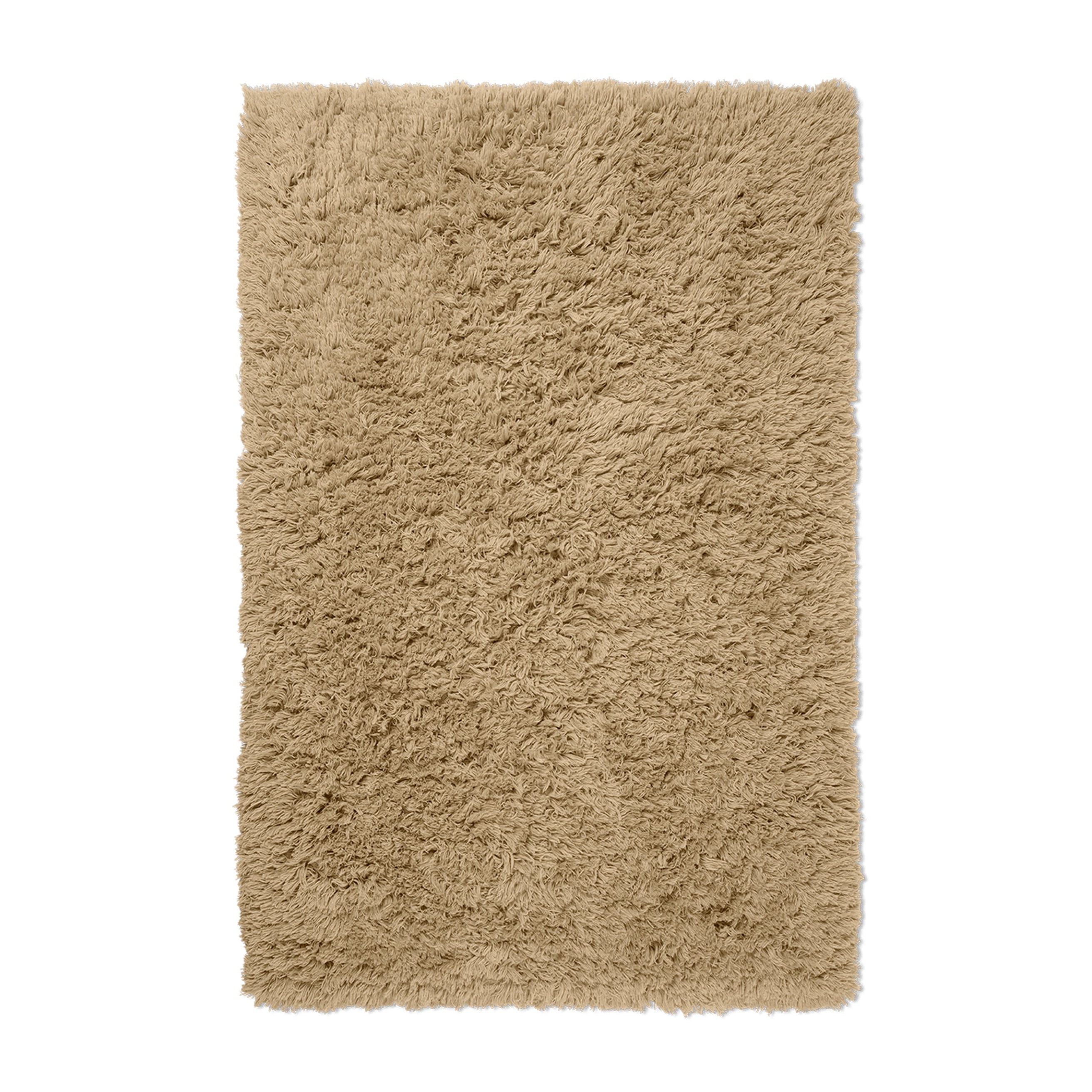 MEADOW light sandy carpet with long pile