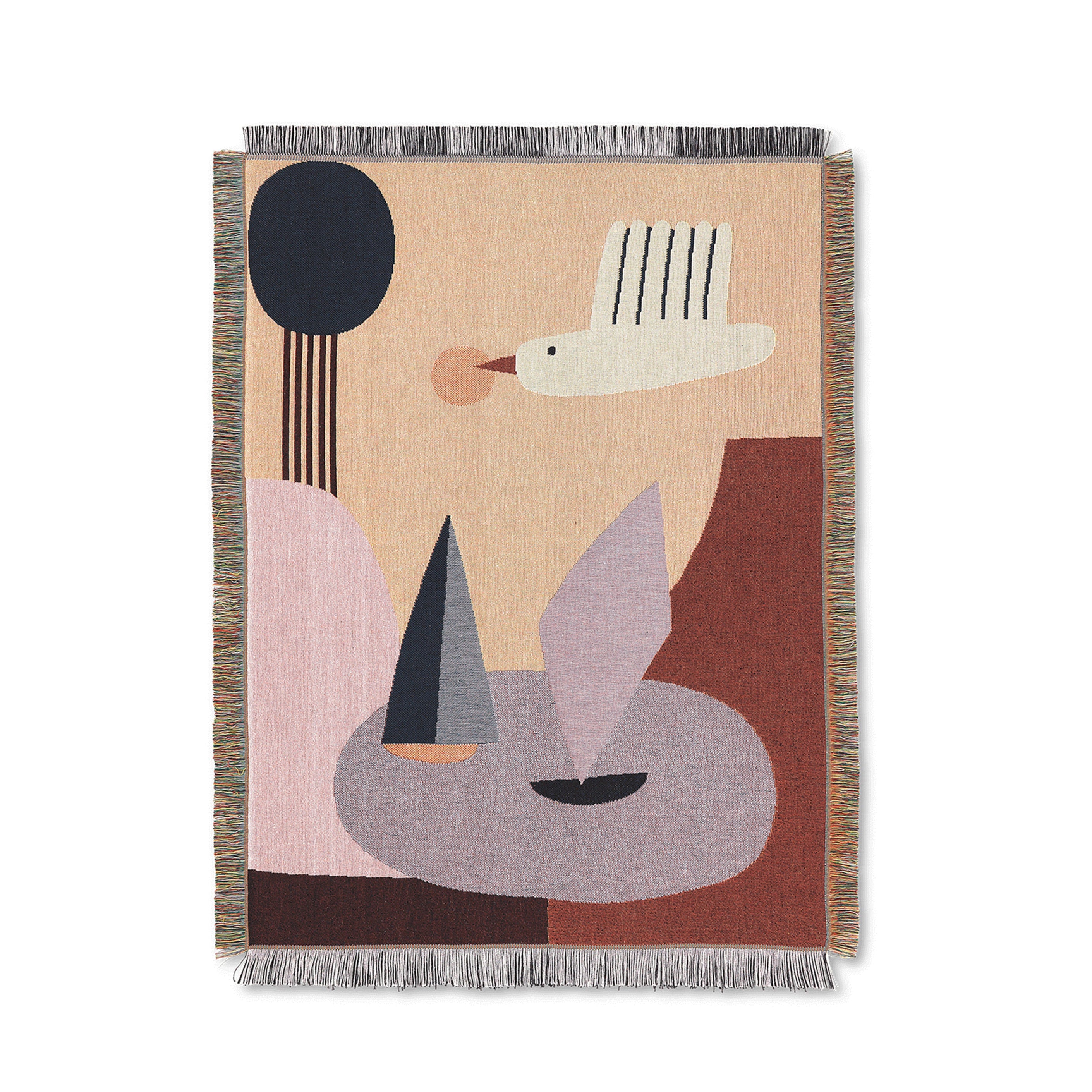 Přehoz BIRD TAPESTRY organická bavlna