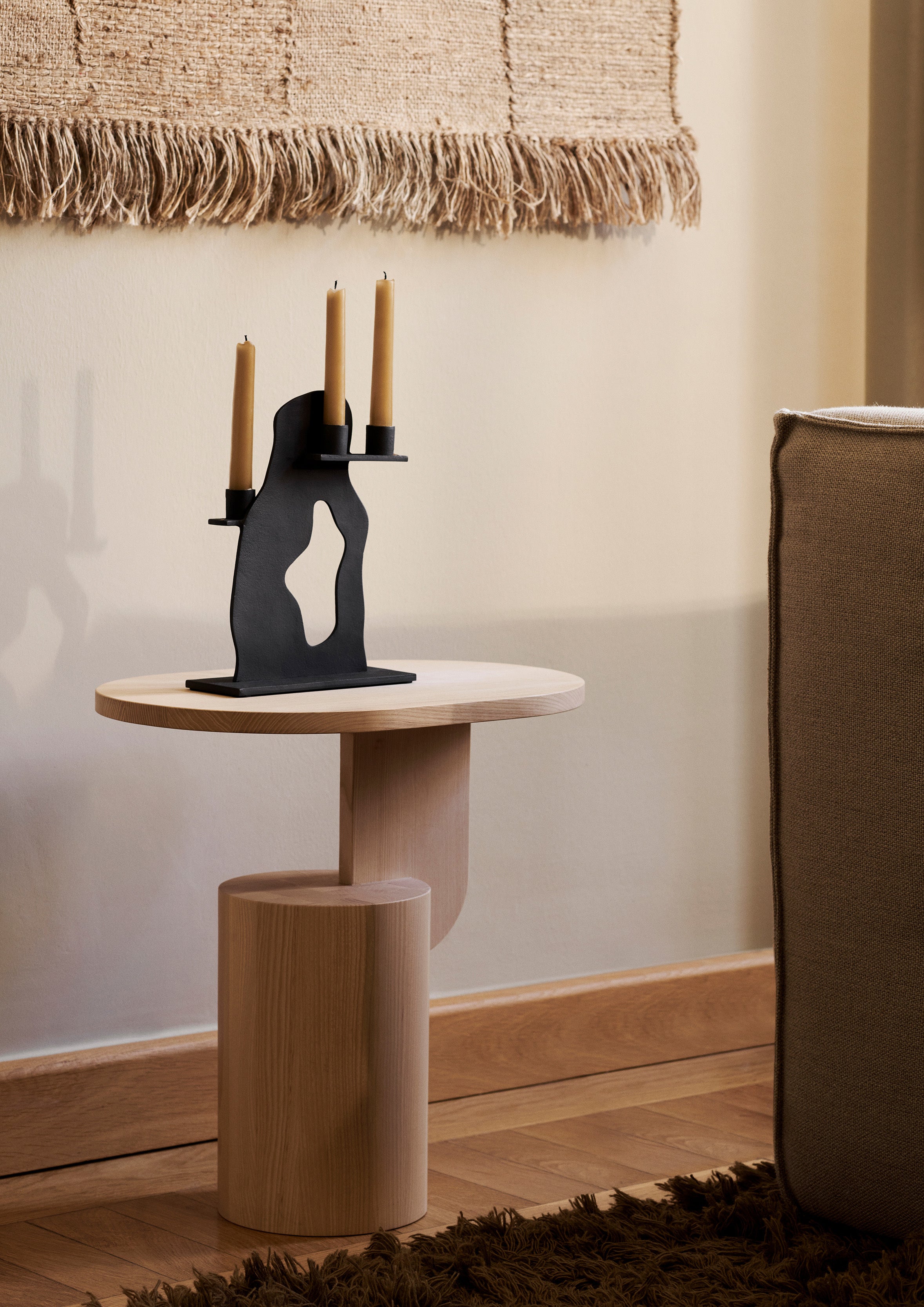 Black ERODE Candle Holder