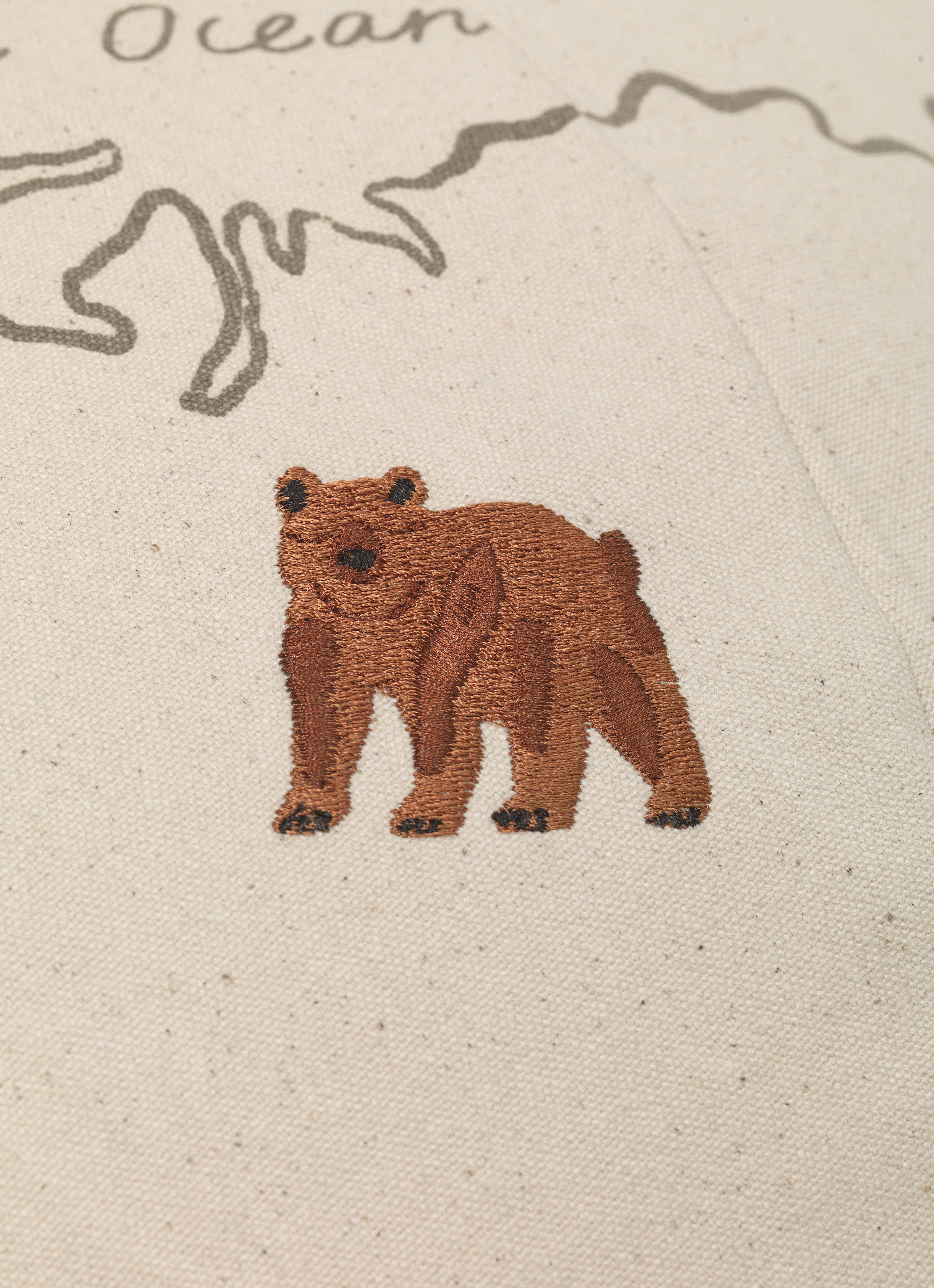 Puf SVĚT zlomená bílá