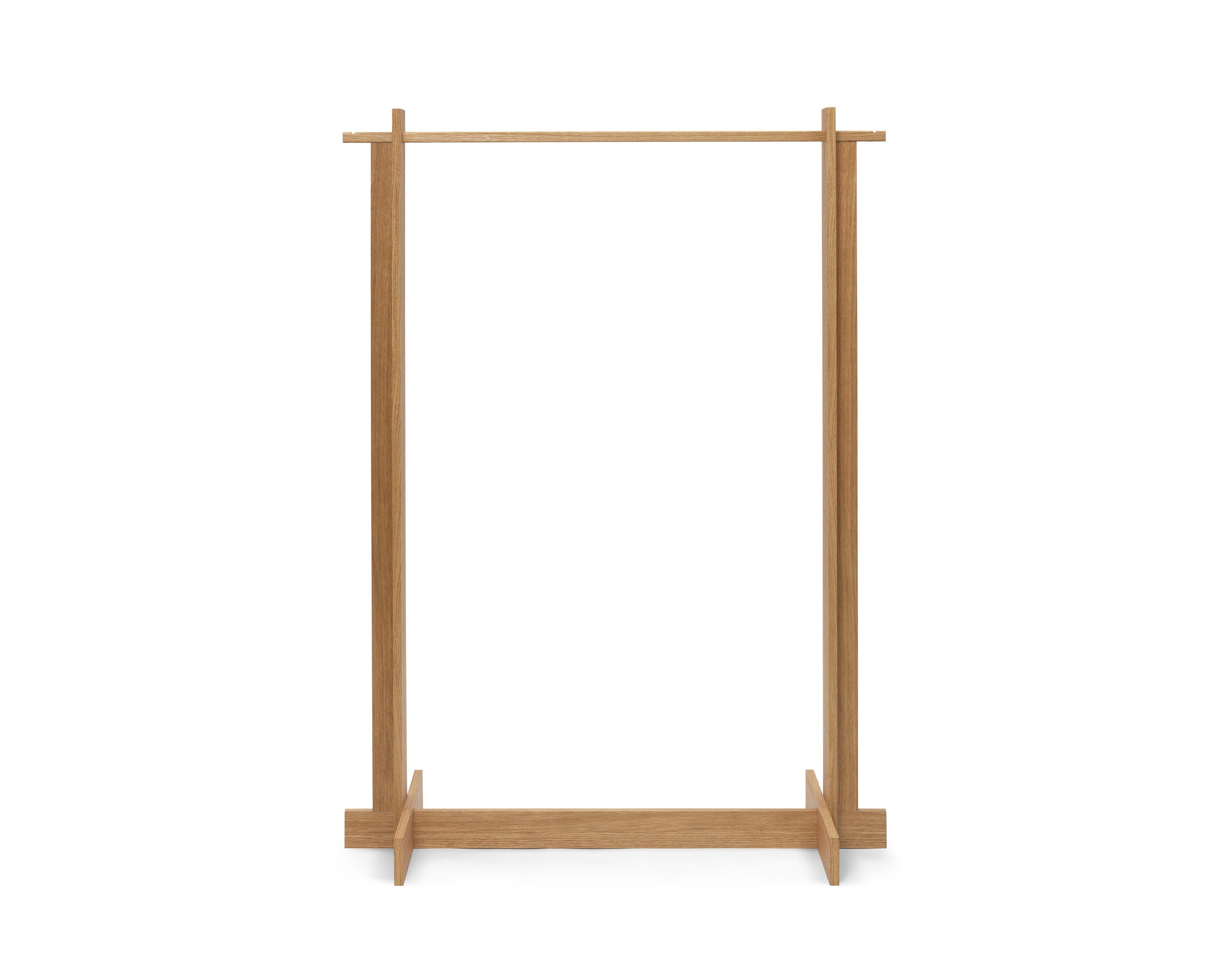 Stojan na oblečení BRIDGE CLOTHES RACK dřevěný dub