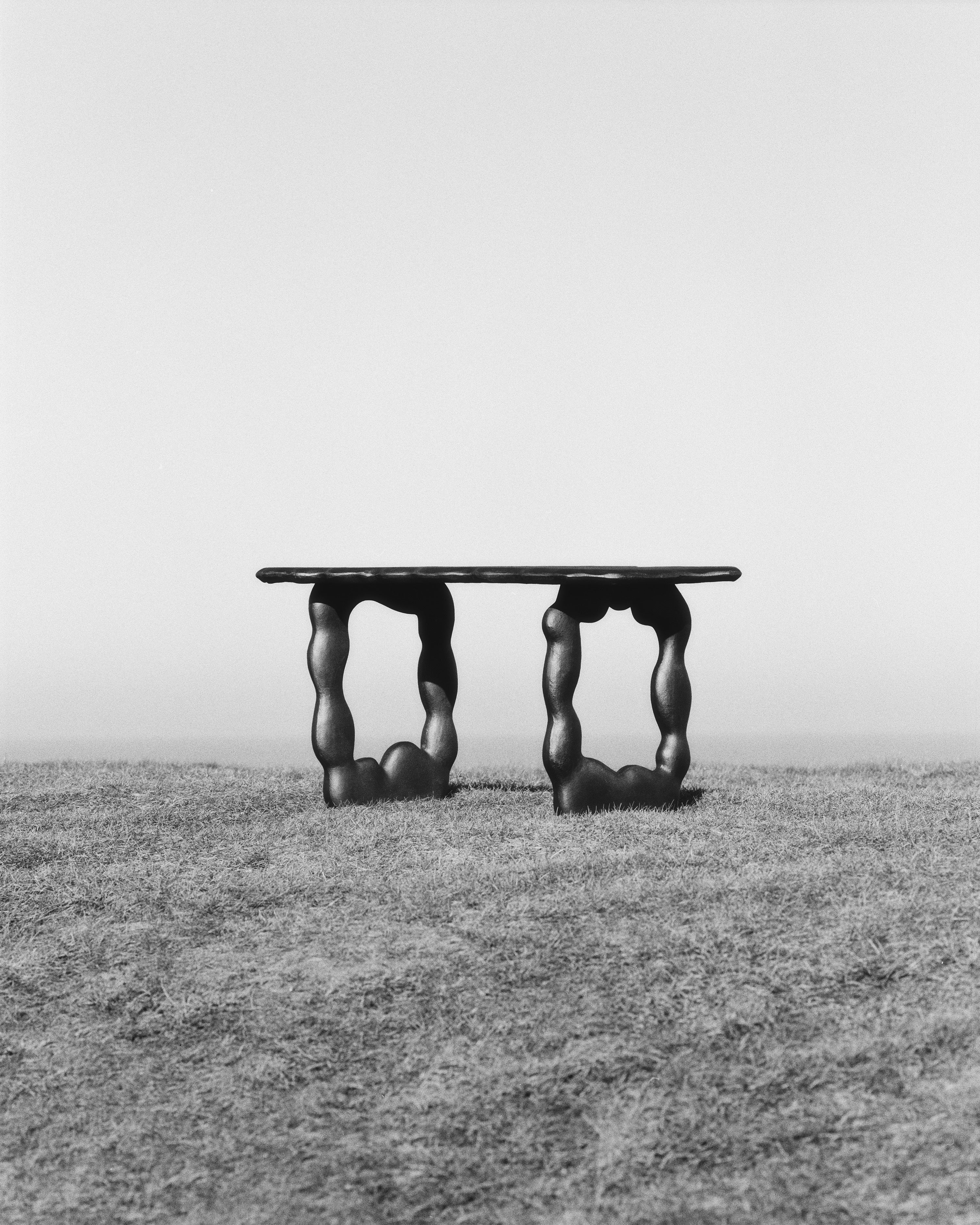 Stolek DAL PIECE černé hliníkové