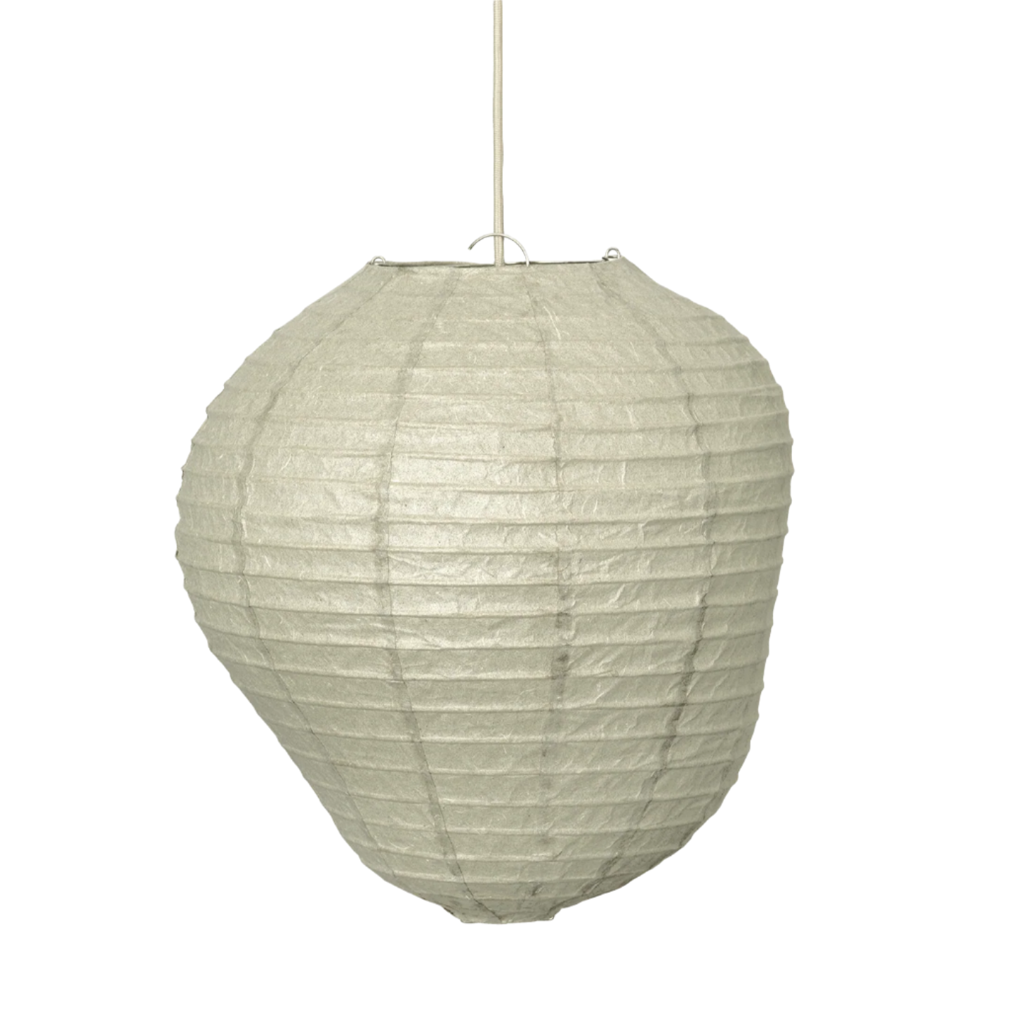Sage green KURBIS lampshade rice paper