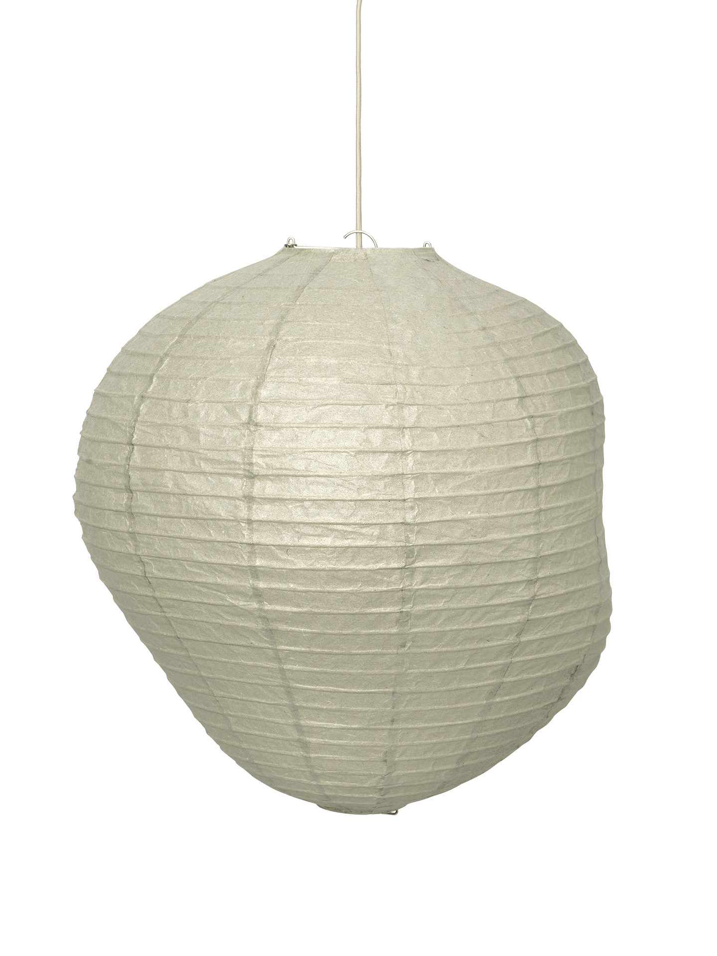 Sage green KURBIS lampshade rice paper