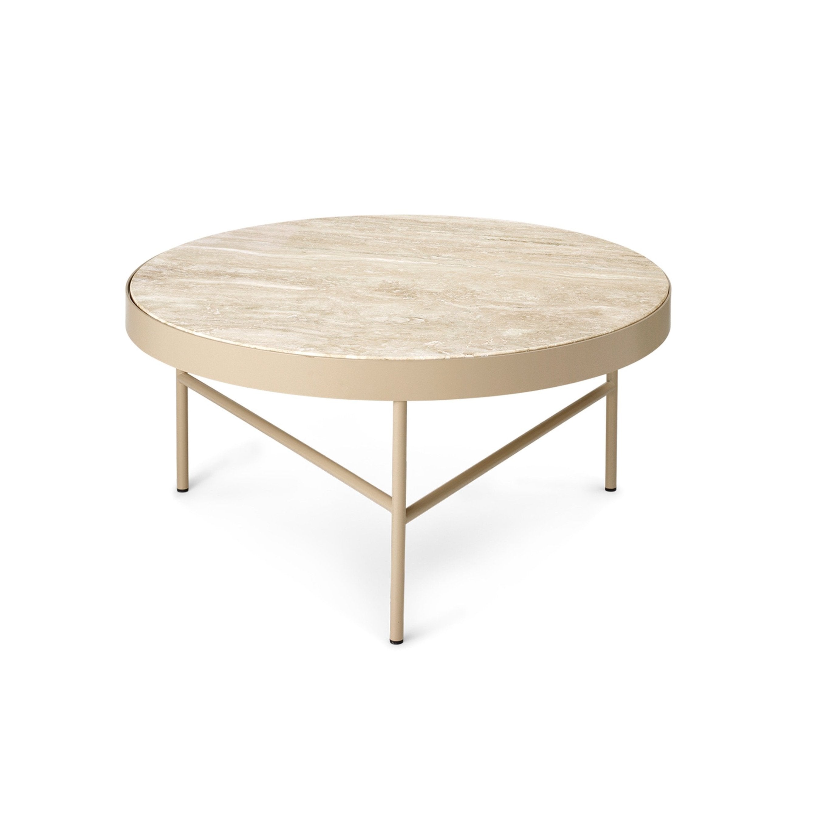 Konferenční stolek TRAVERTINE béžový travertin