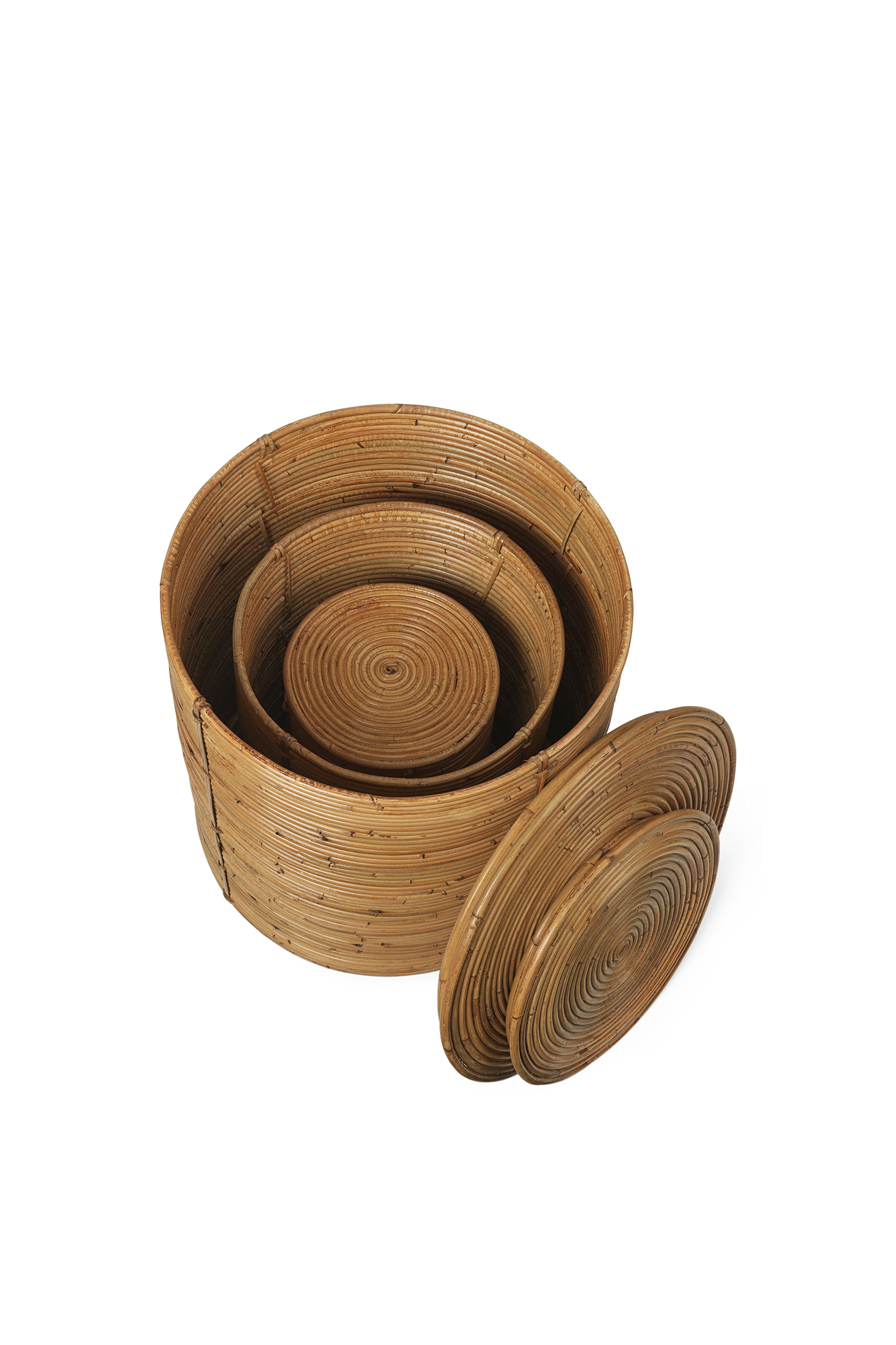 Sada košů COLUMN STORAGE ratan