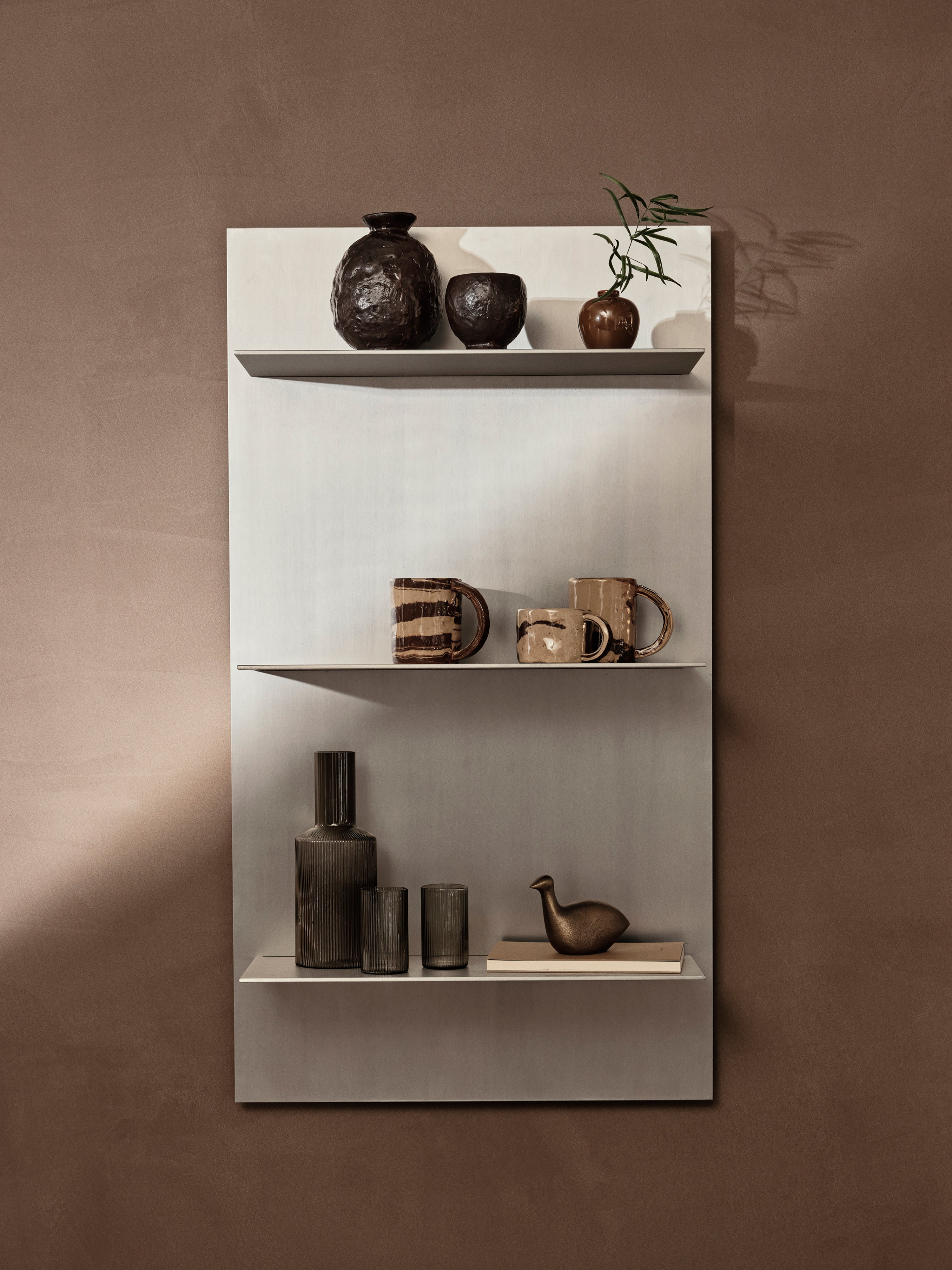 LAGER aluminum wall shelf
