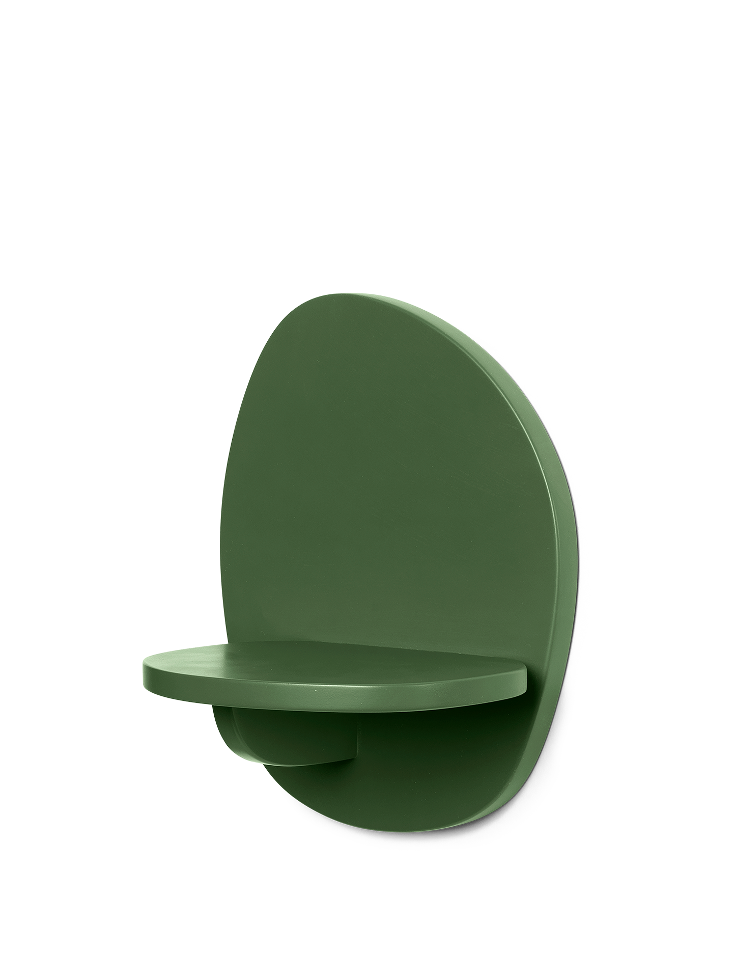 Závěsná polička PILU tmavě zelená