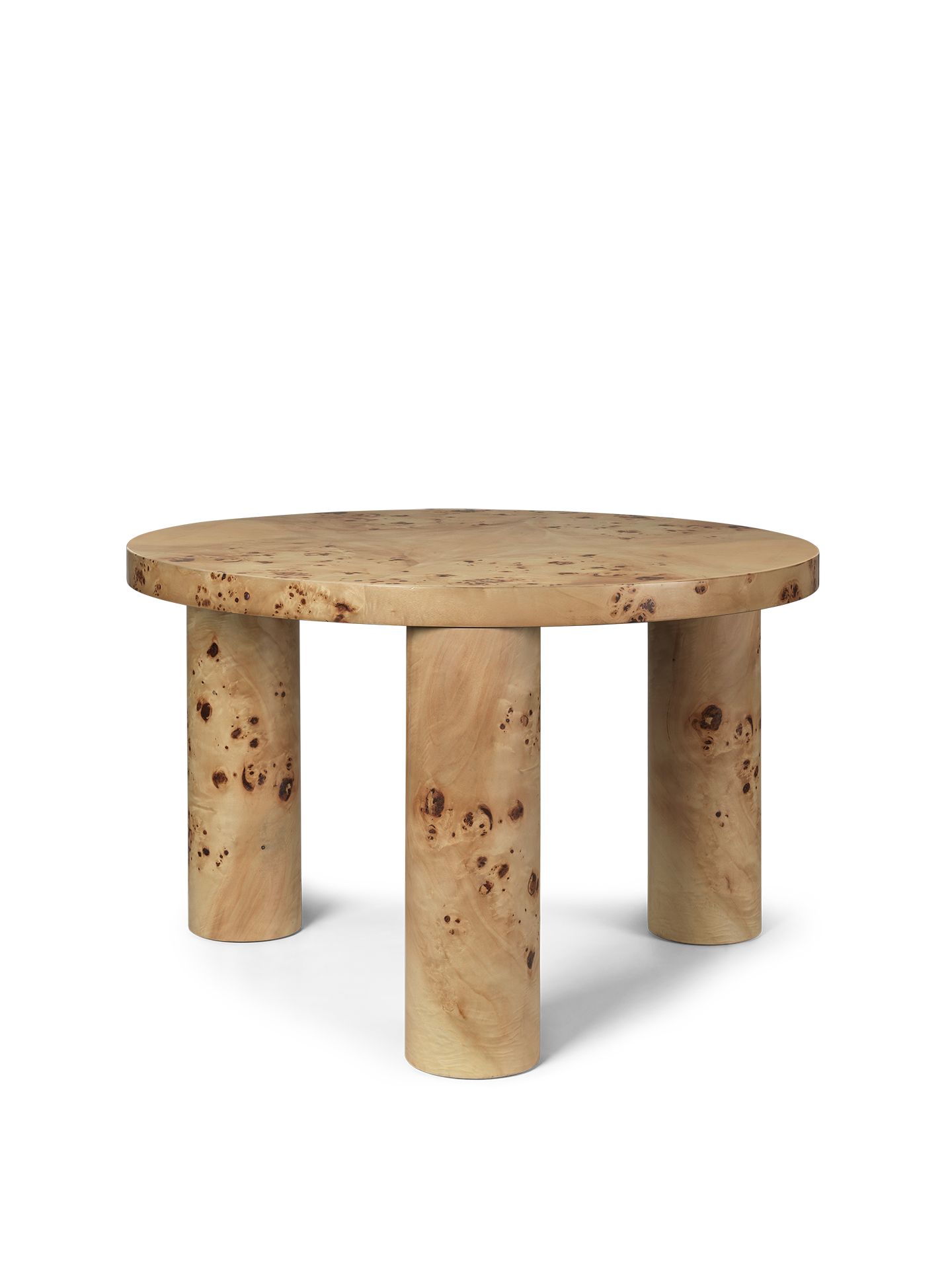 POST side table with poplar veneer top