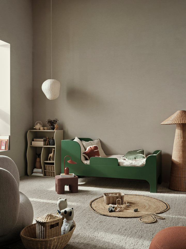 PODO stool in reddish-brown